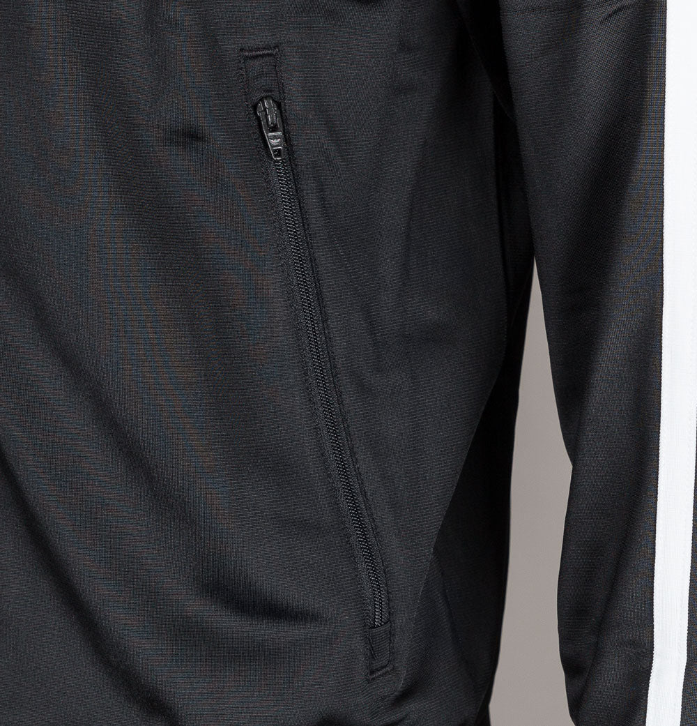 Adidas Firebird Tracksuit Top Black/White - Image 5