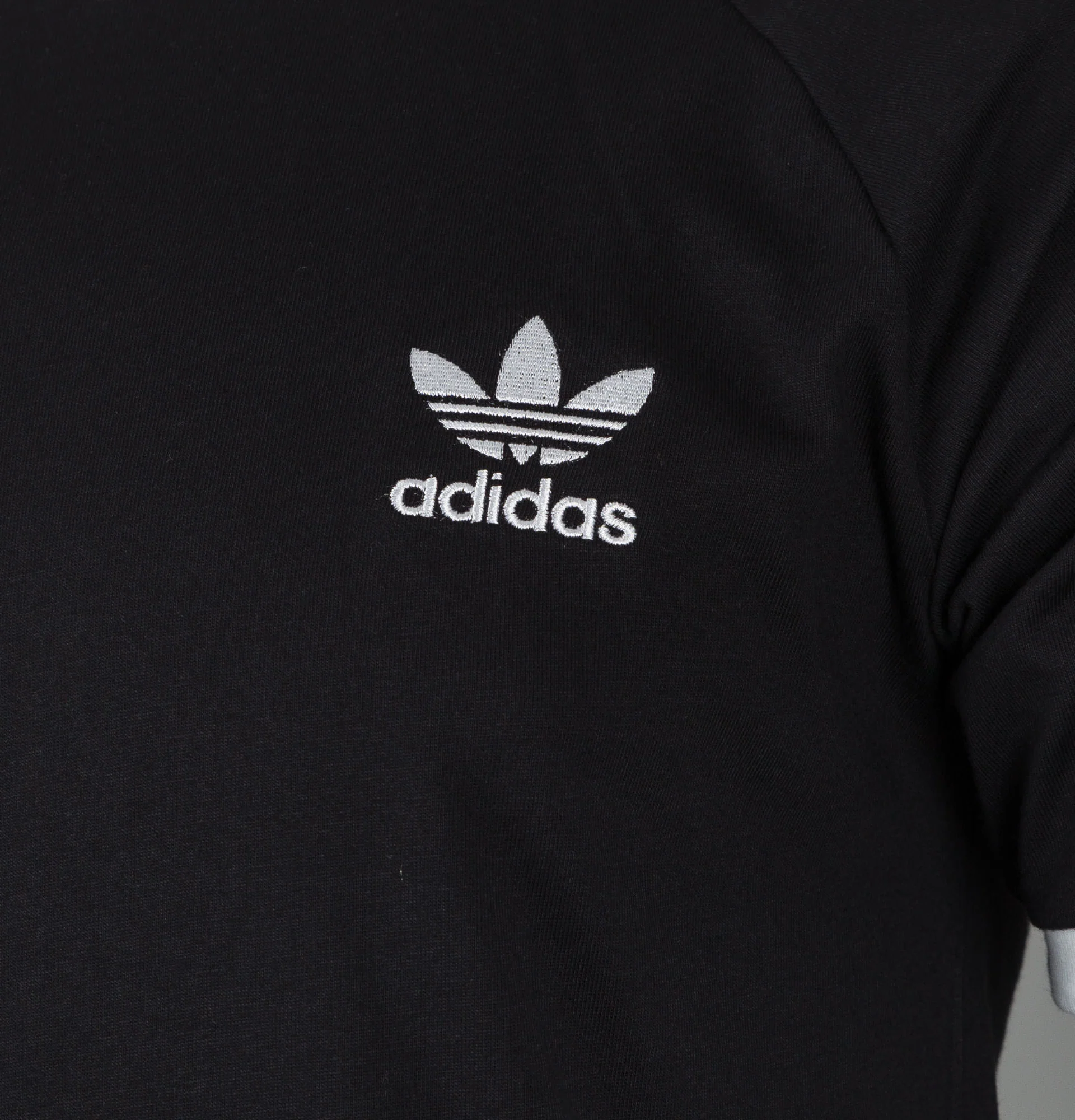 Adidas 3-Stripes T-Shirt Black - Image 3