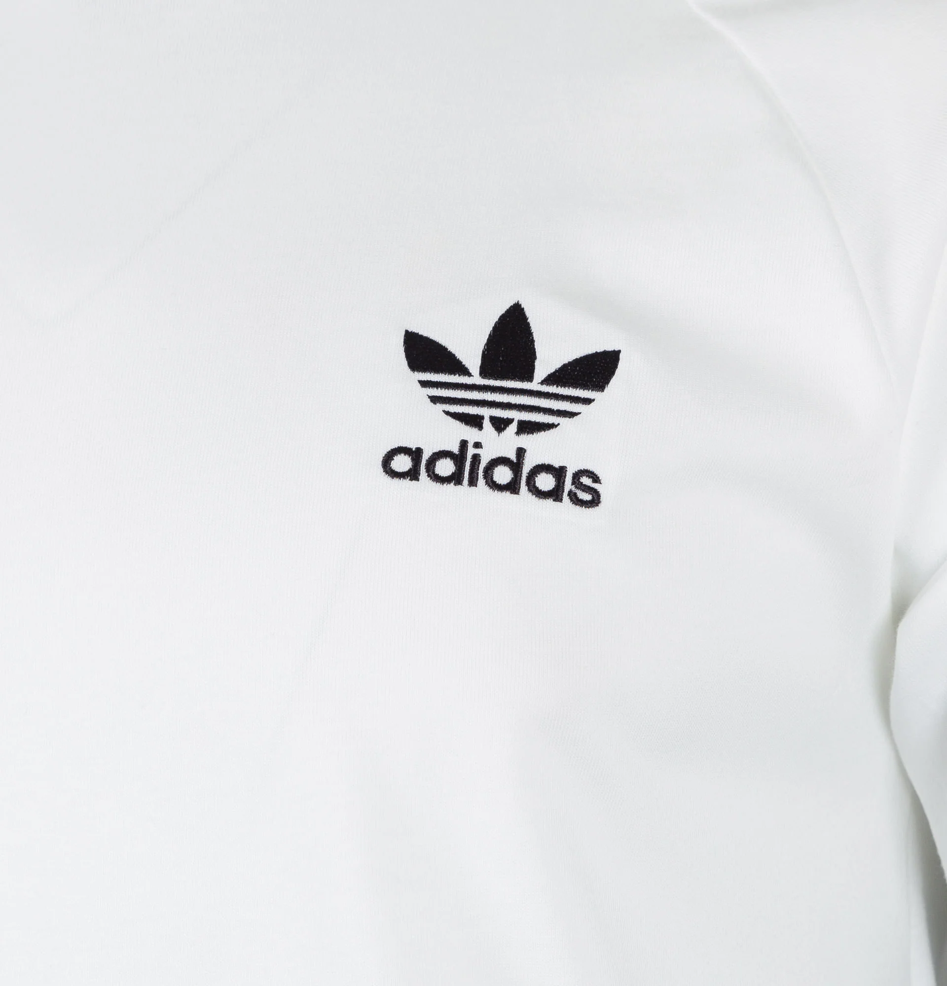 Adidas 3-Stripes T-Shirt White/Black - Image 3