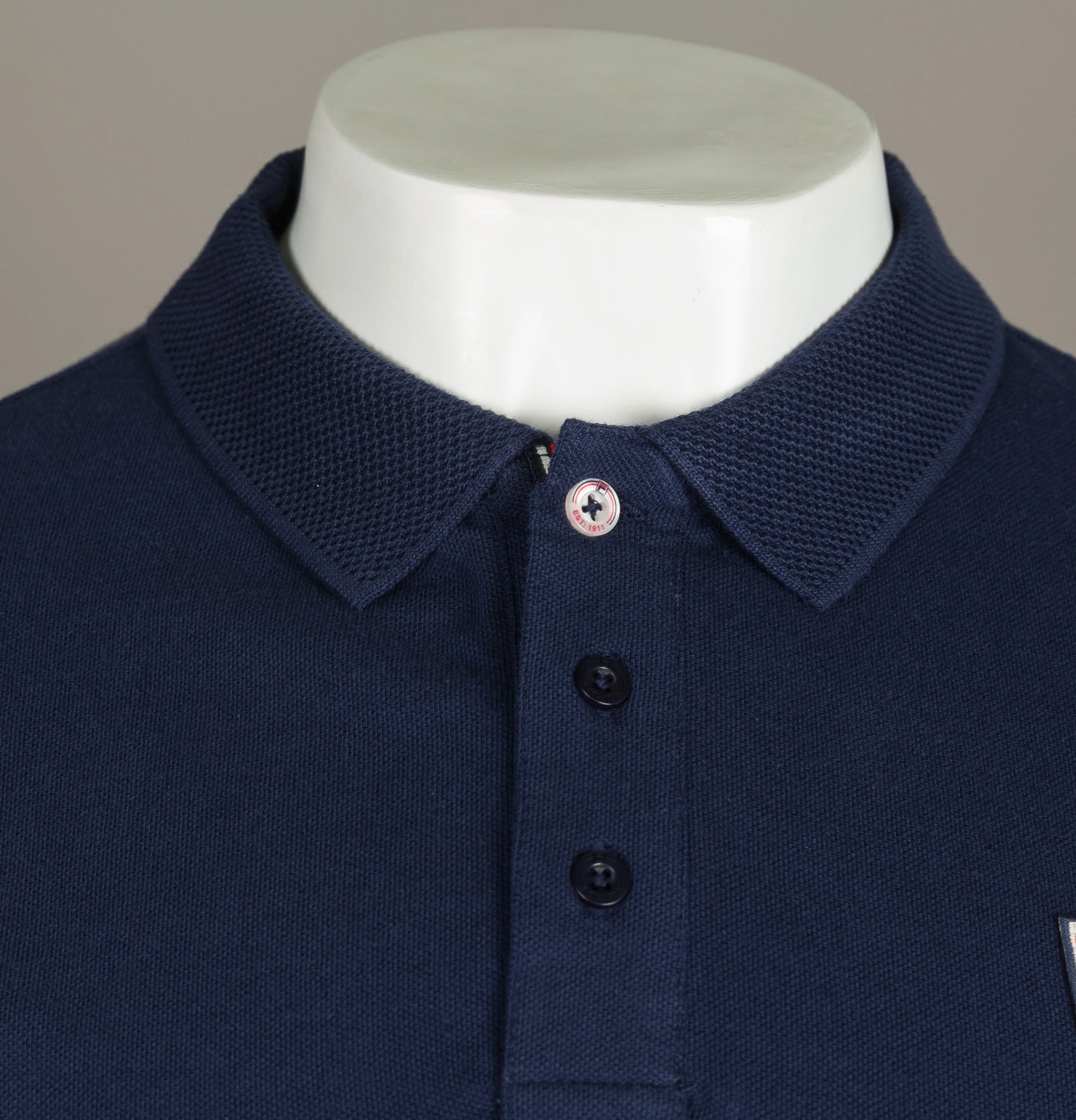 Fila Vintage Brizzi Polo Shirt Blue - Image 3