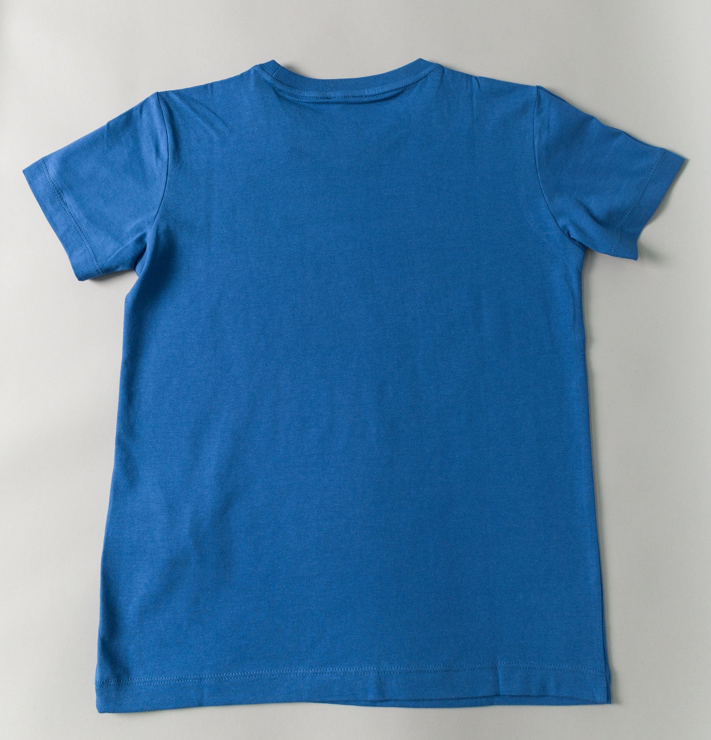 EA7 Core Small Logo T-Shirt Surf Blue/White - Image 3