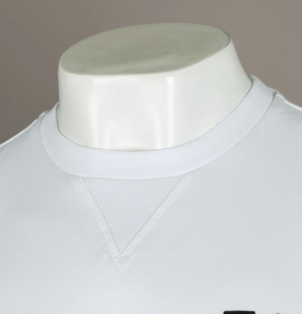 EA7 Pouch Pocket Taping Sweatshirt White - Image 3