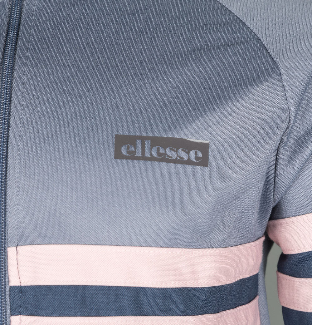 Ellesse Settimana Track Top Navy/Grey - Image 4