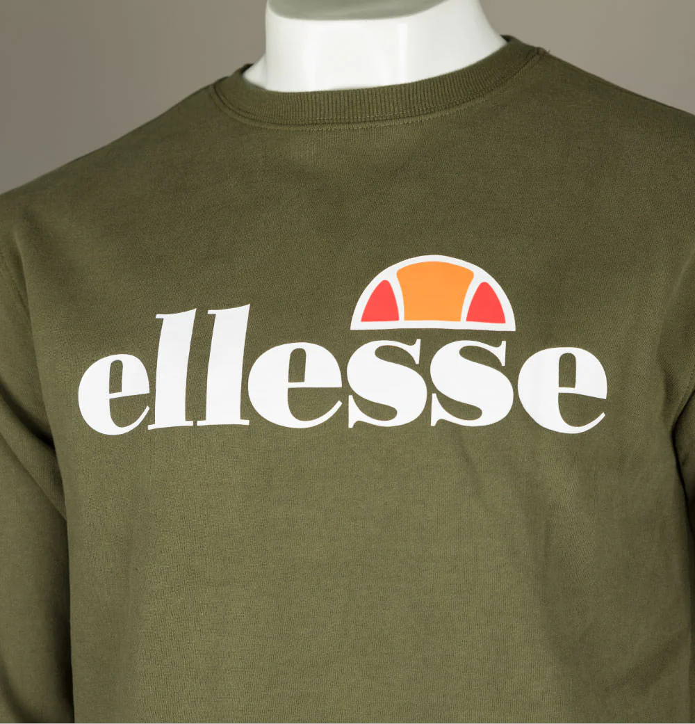 Ellesse SL Succiso Sweatshirt Khaki - Image 3