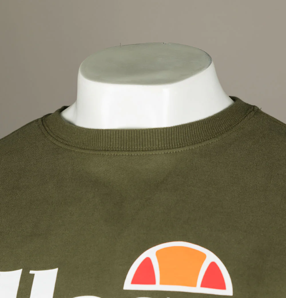 Ellesse SL Succiso Sweatshirt Khaki - Image 4