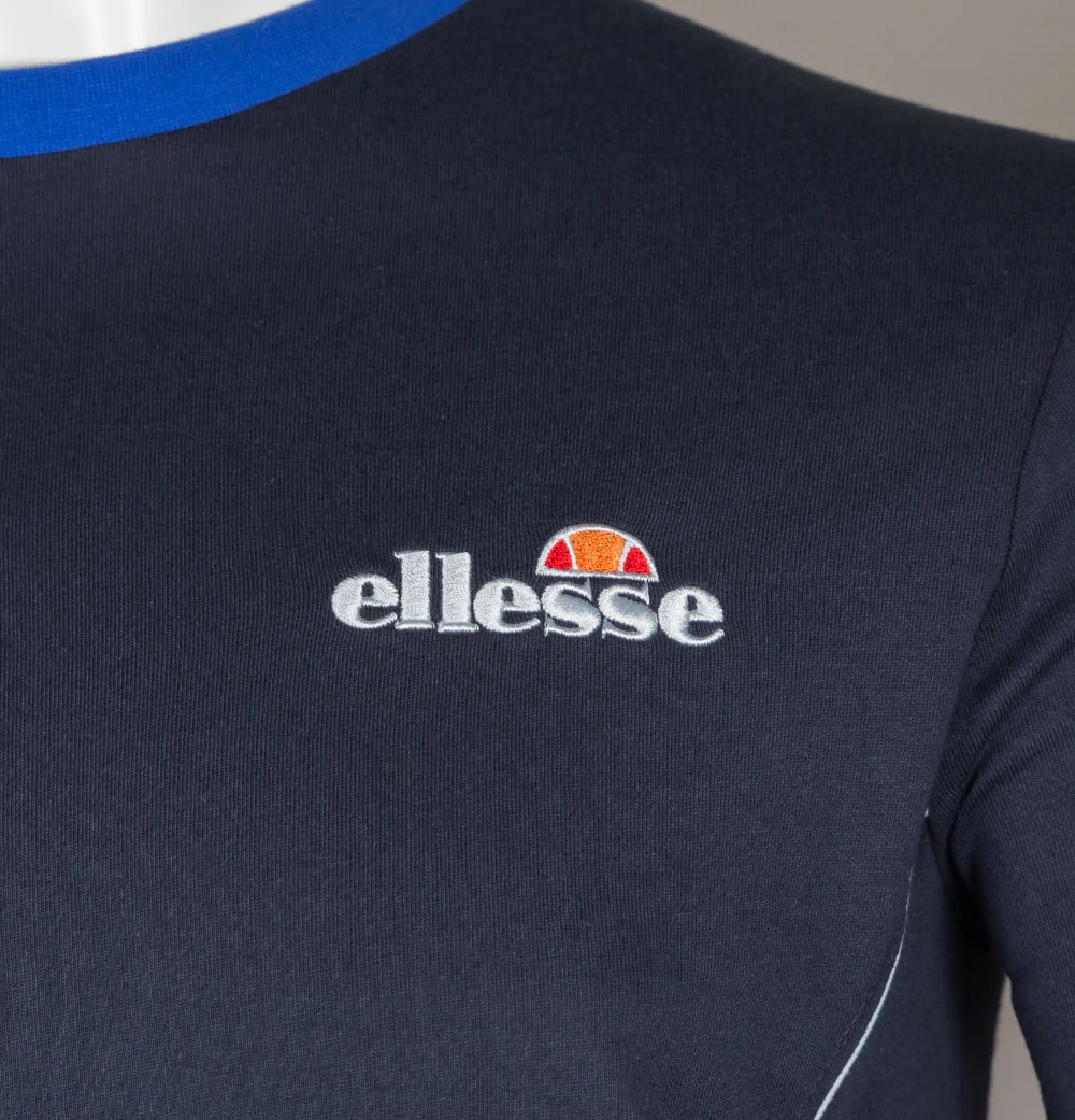 Ellesse Terracotta T-Shirt Navy - Image 4