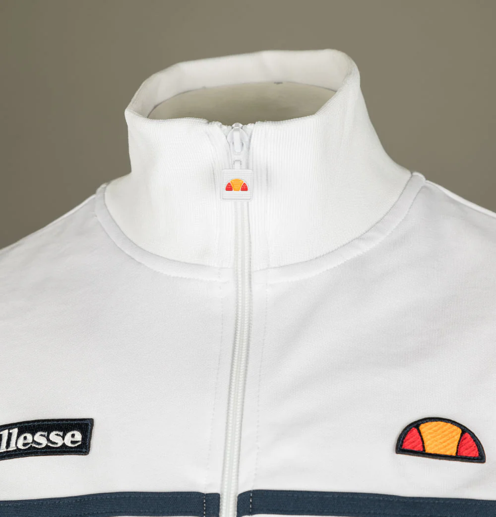 Ellesse Vicenza Tracksuit Top White - Image 3