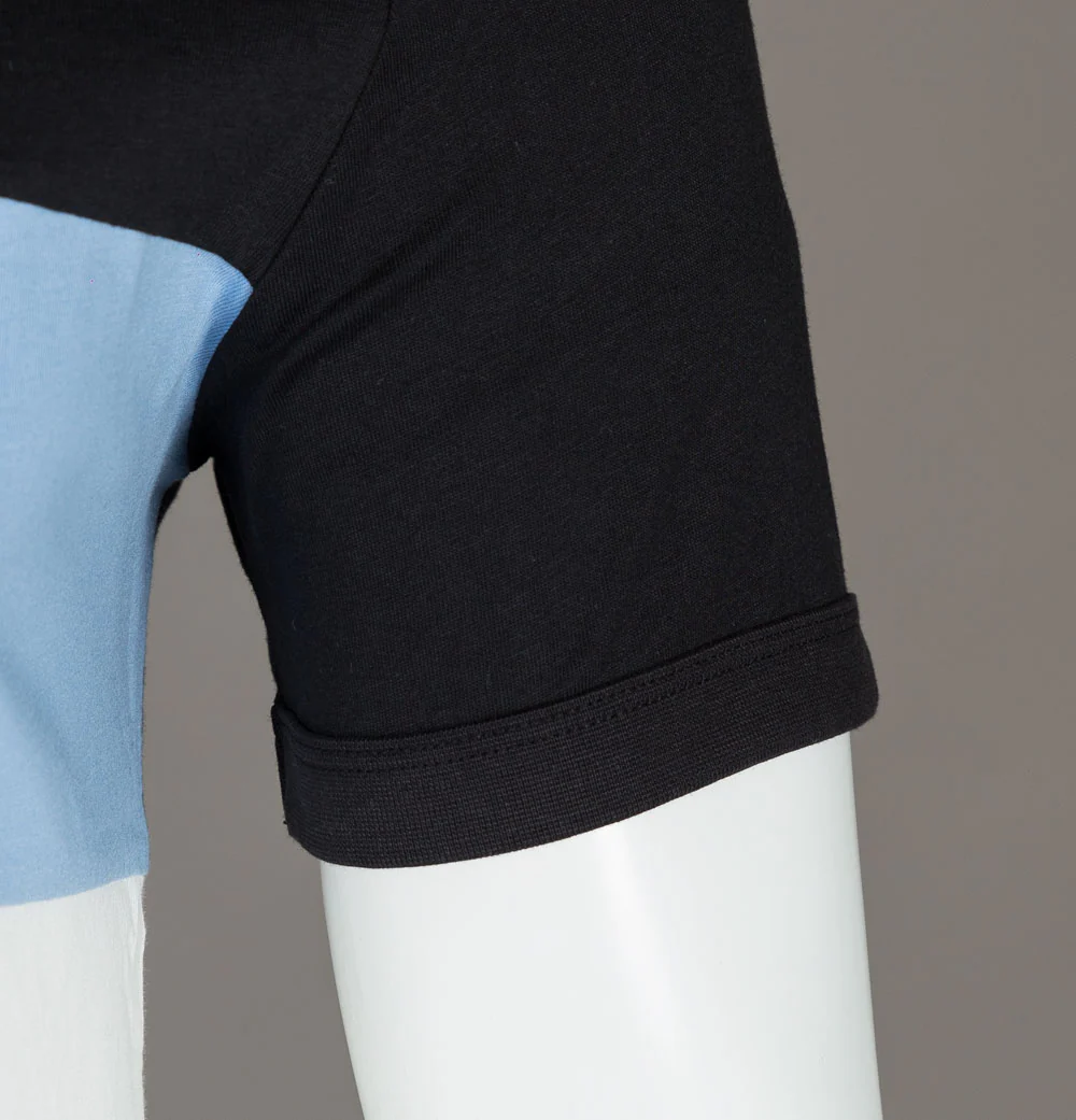 Fred Perry Embroidered Panel T-Shirt Snow White - Image 4