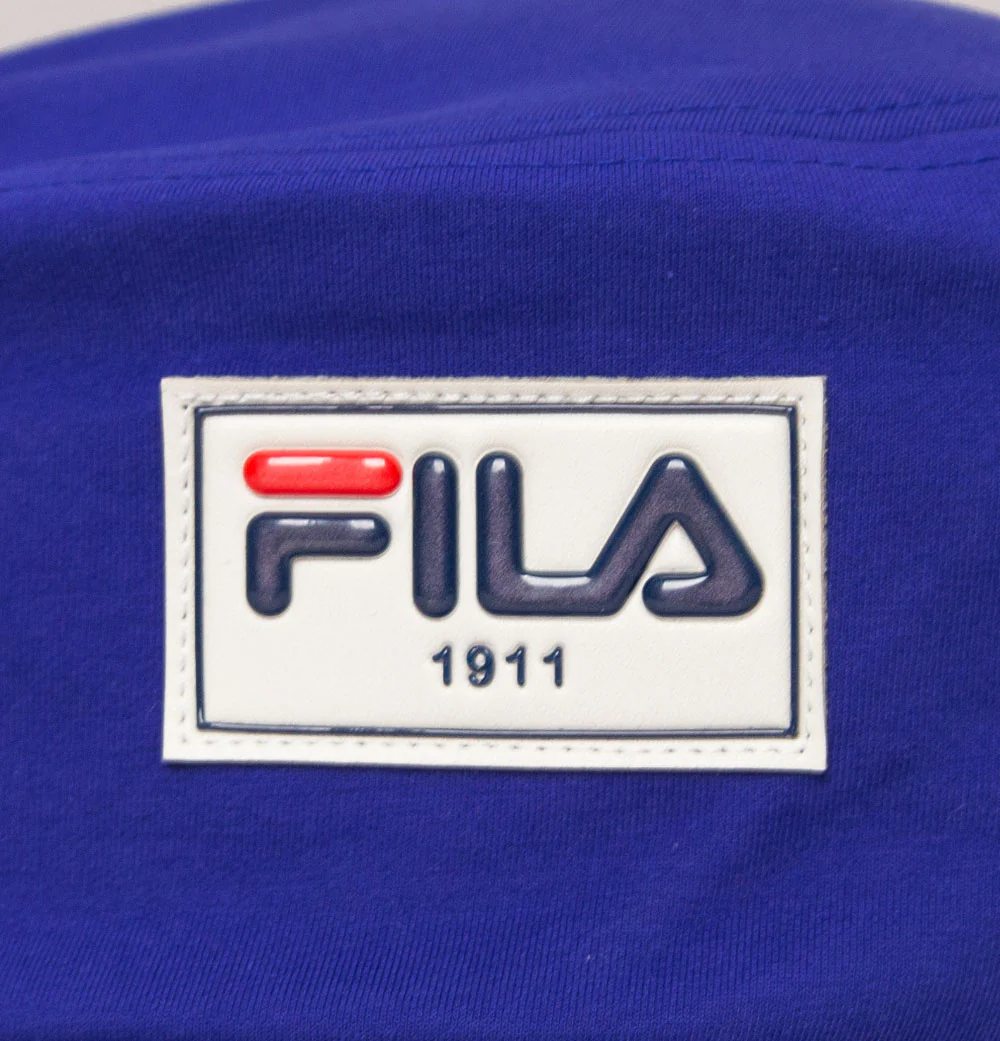 Fila Vintage Jeston Bucket Hat Royal Blue - Image 3