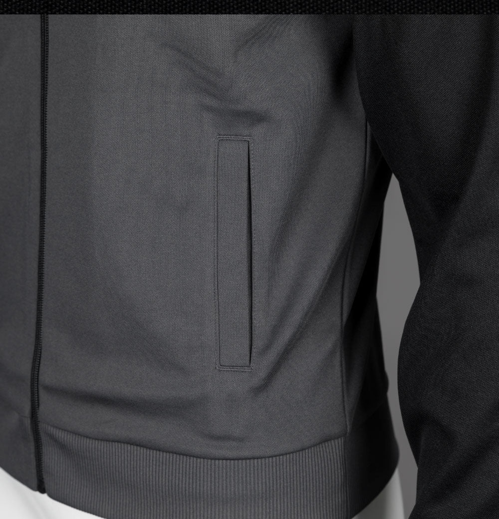 Fred Perry Colour Block Track Jacket Black - Image 5