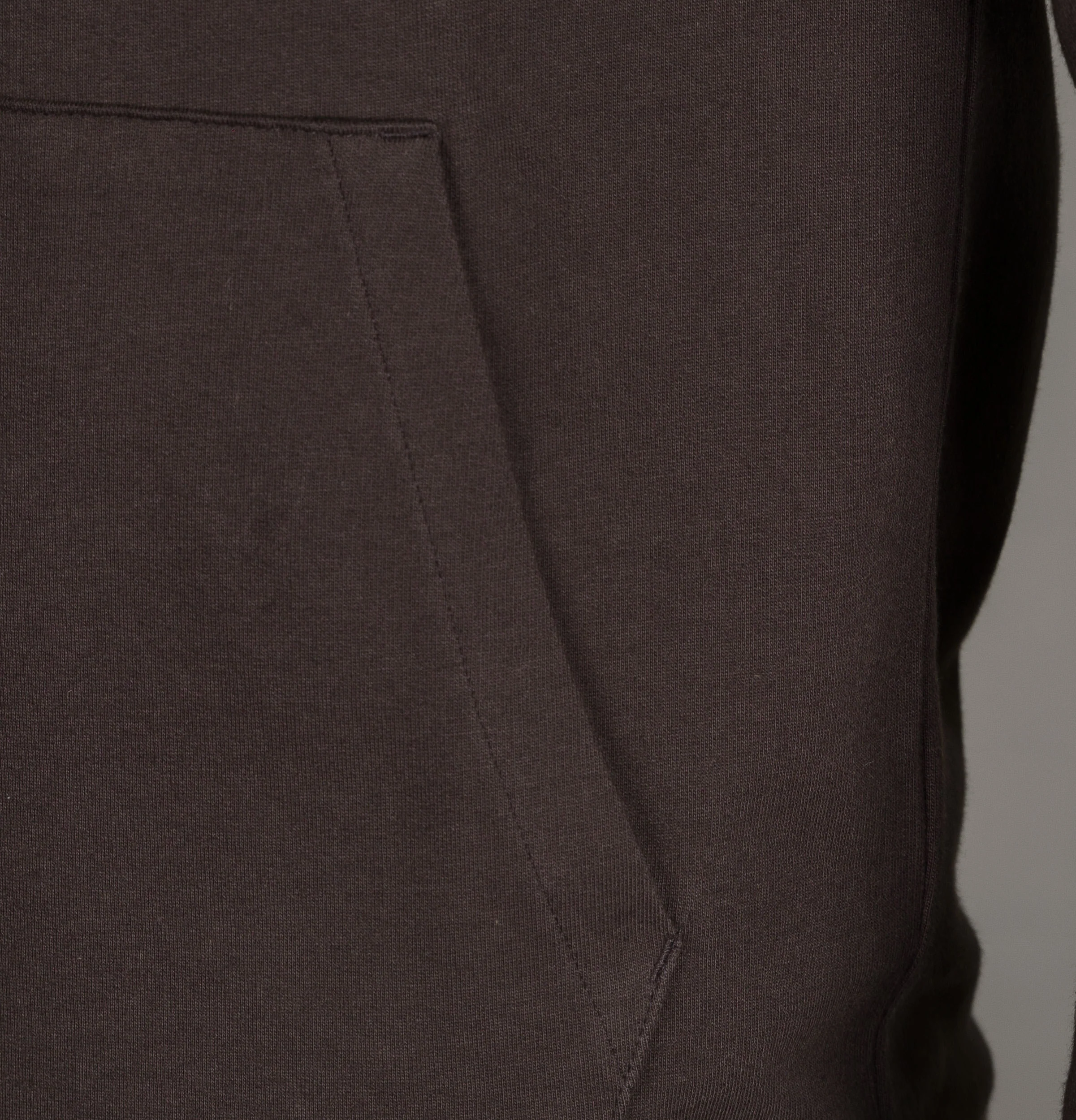 EA7 Iridescent Logo Hooded Sweatshirt Espresso - Image 3