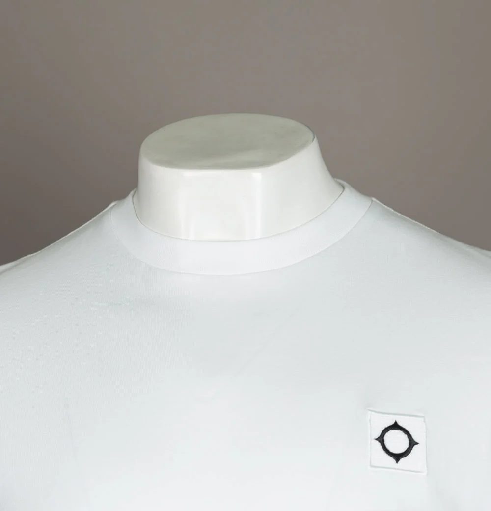 Ma.Strum L/S Icon T-Shirt Optic White - Image 4