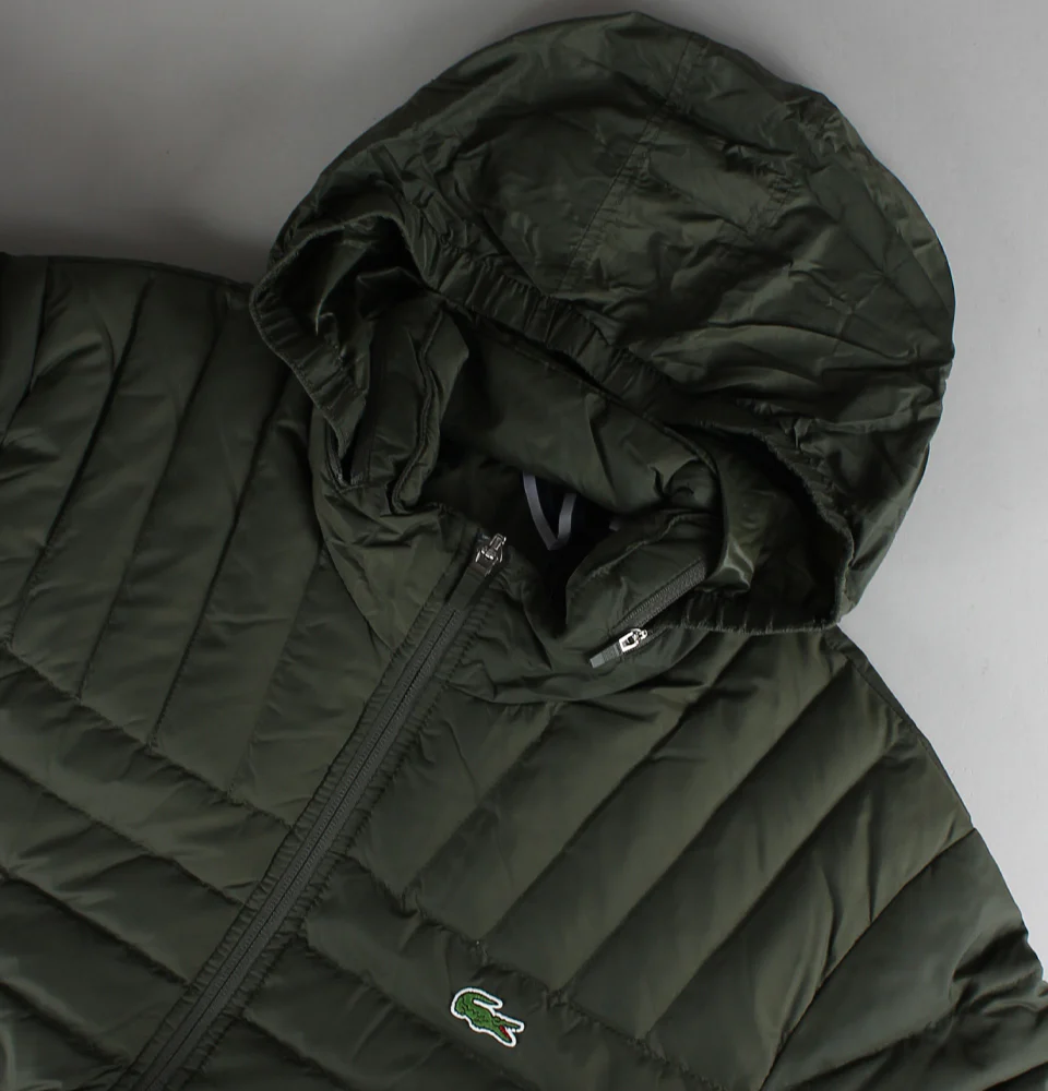 Lacoste Lightweight Quilted Jacket Green - Image 3