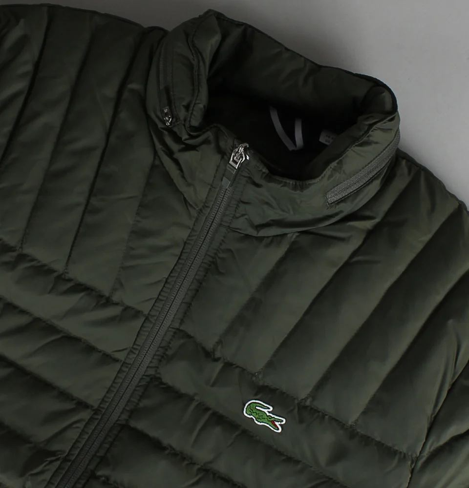 Lacoste Lightweight Quilted Jacket Green - Image 4