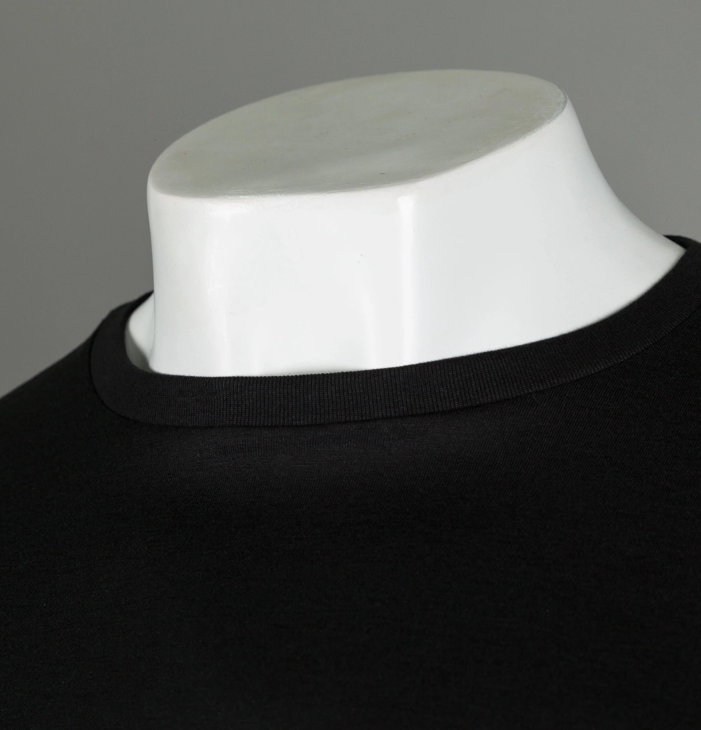 Lacoste Long Sleeve Pima Cotton T-Shirt Black - Image 3