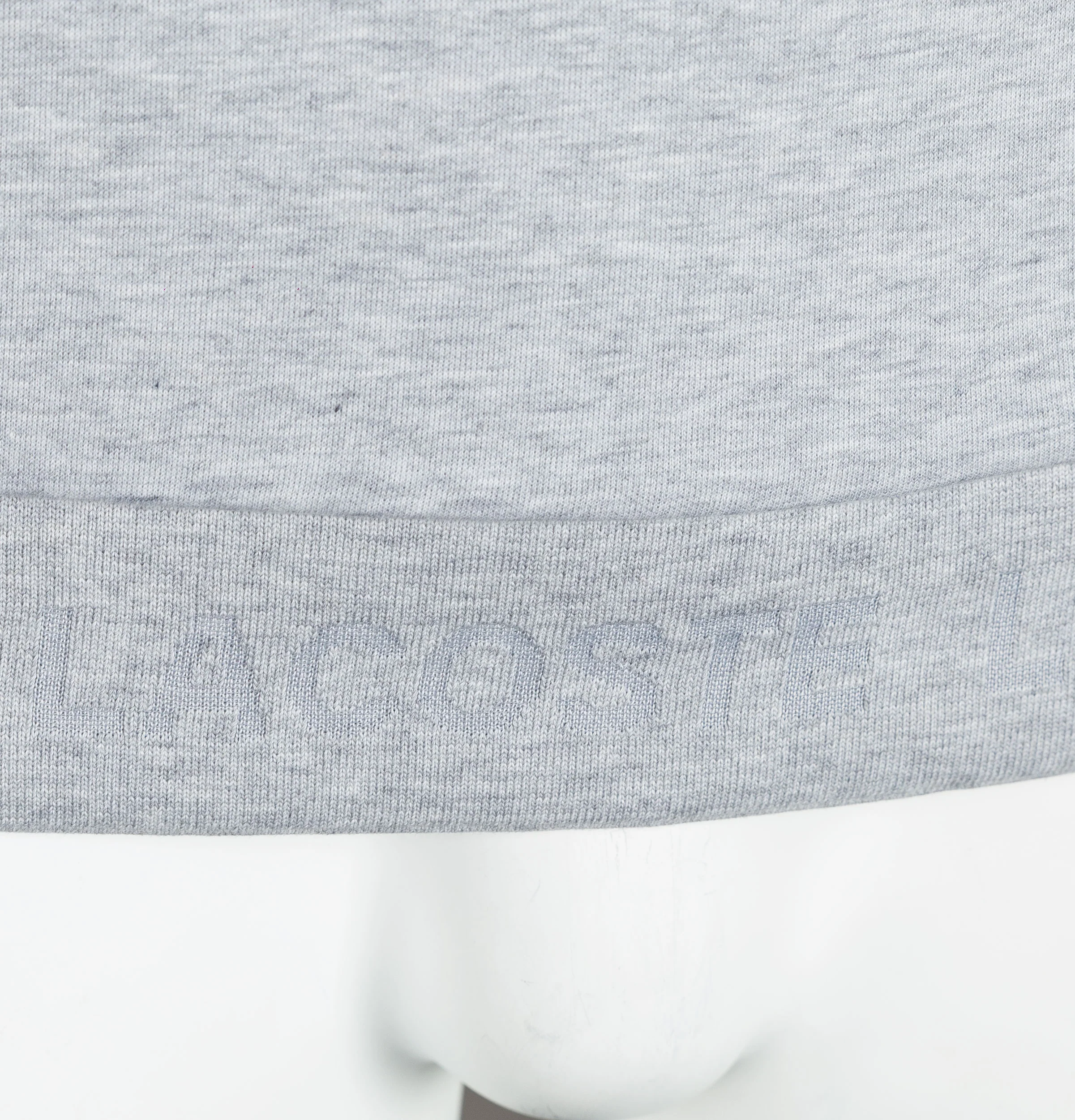 Lacoste Tonal Branded Crew Neck Sweatshirt Light Grey - Image 4