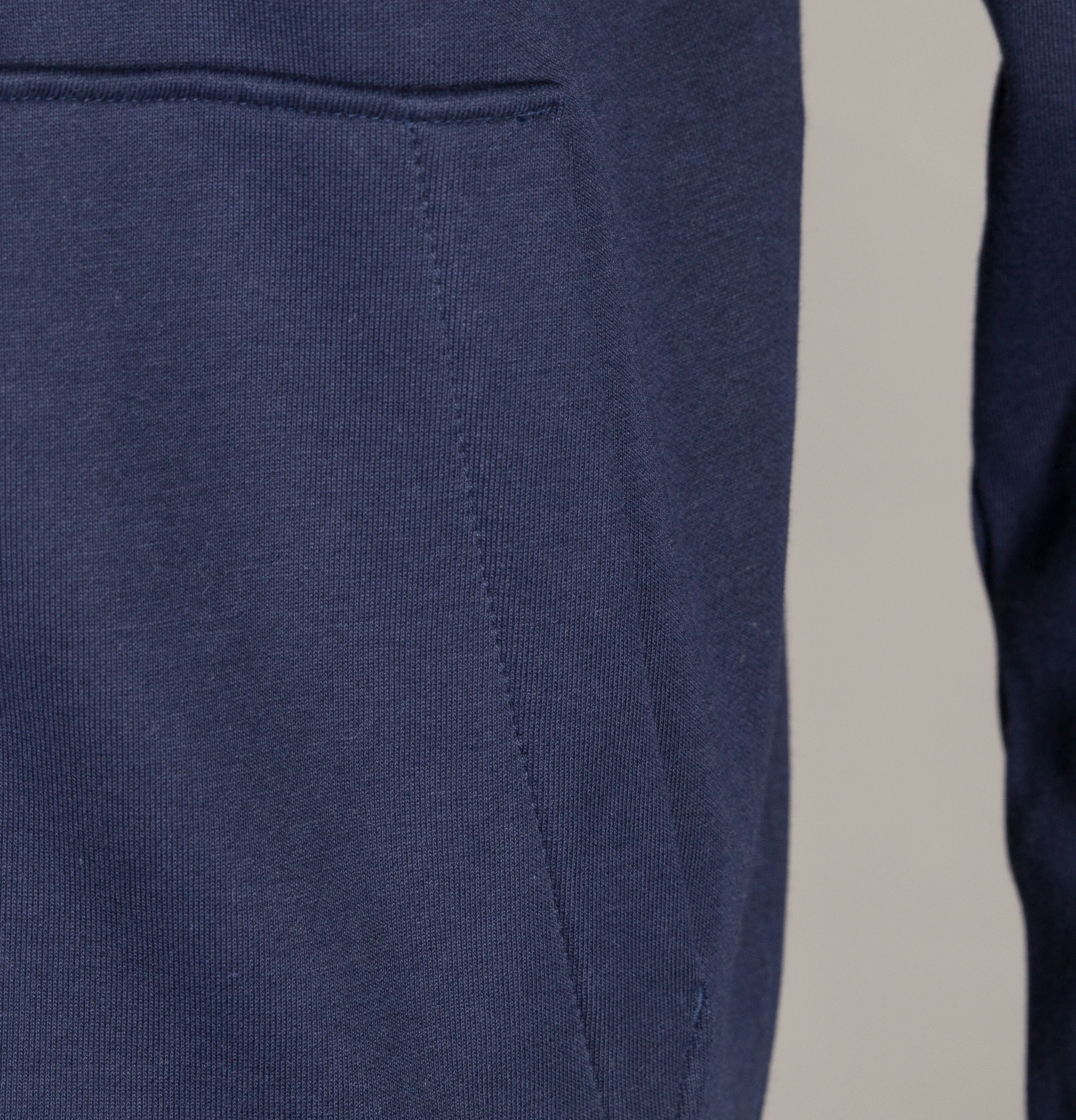 Lacoste Zip Up Hooded Sweatshirt Navy - Image 6