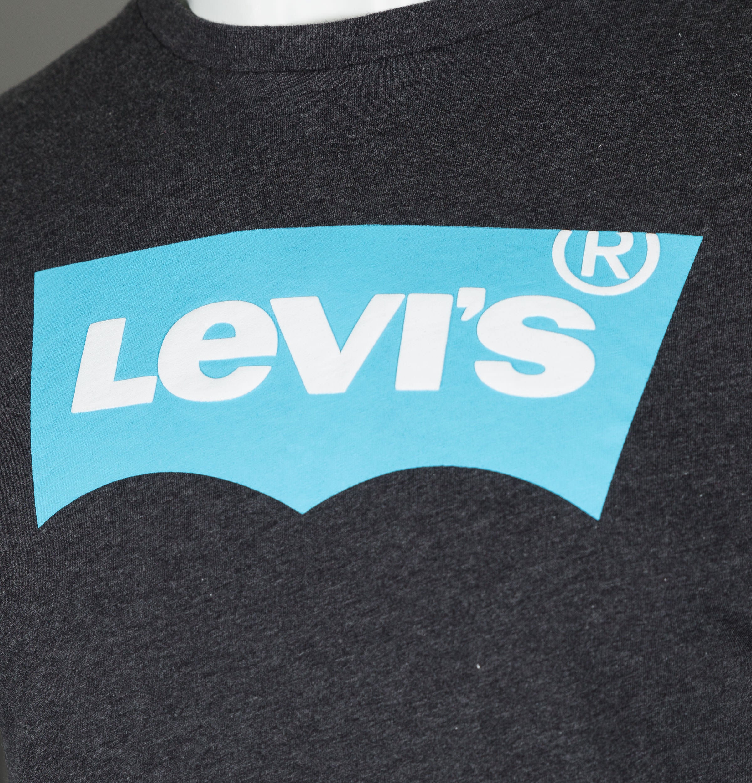 Levi's® Housemark Graphic T-Shirt Grey Heather - Image 3