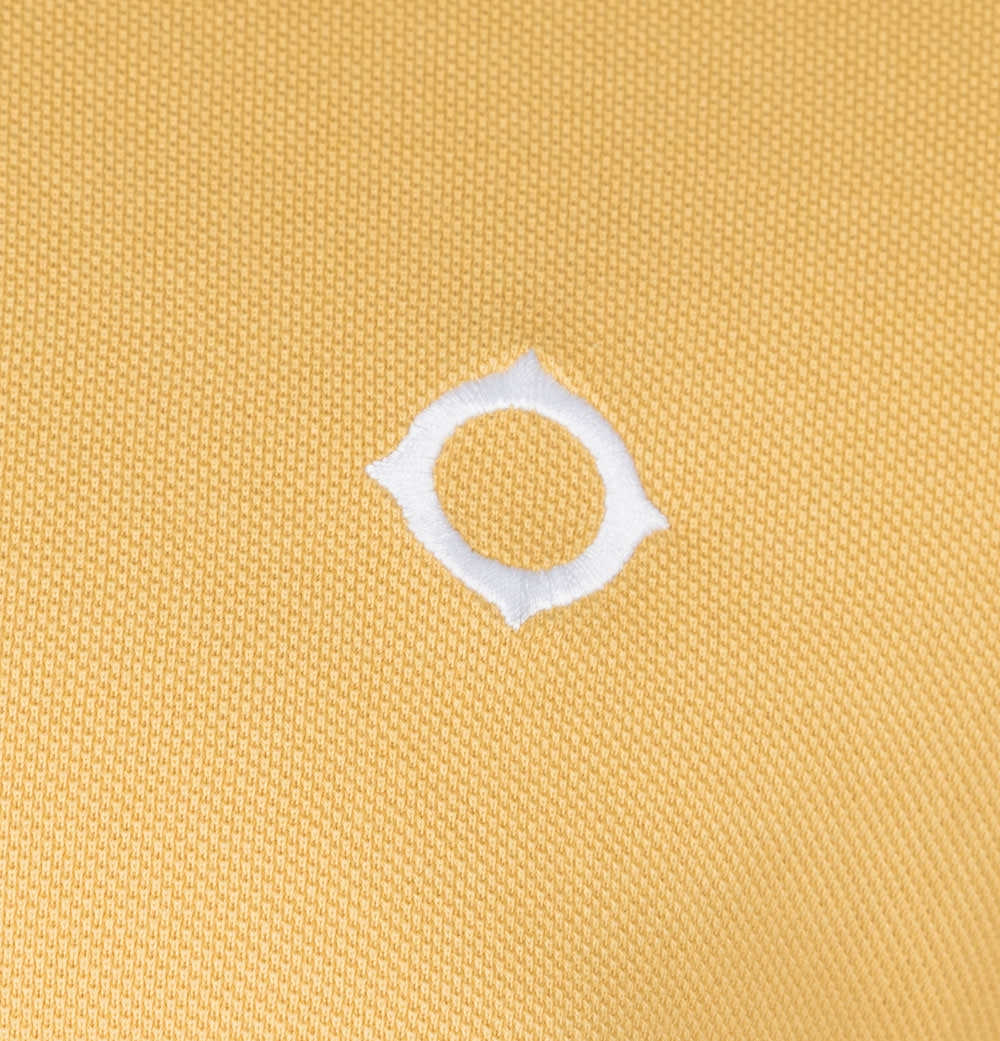 Ma.Strum LS Pique Polo Shirt Desert Sand - Image 4