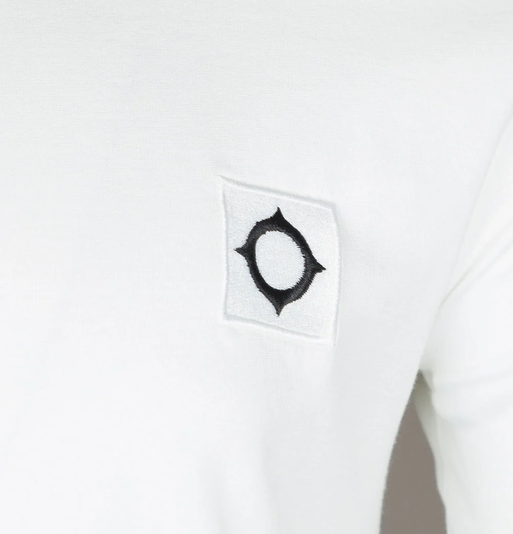 Ma.Strum S/S Jersey Polo Shirt Optic White - Image 4
