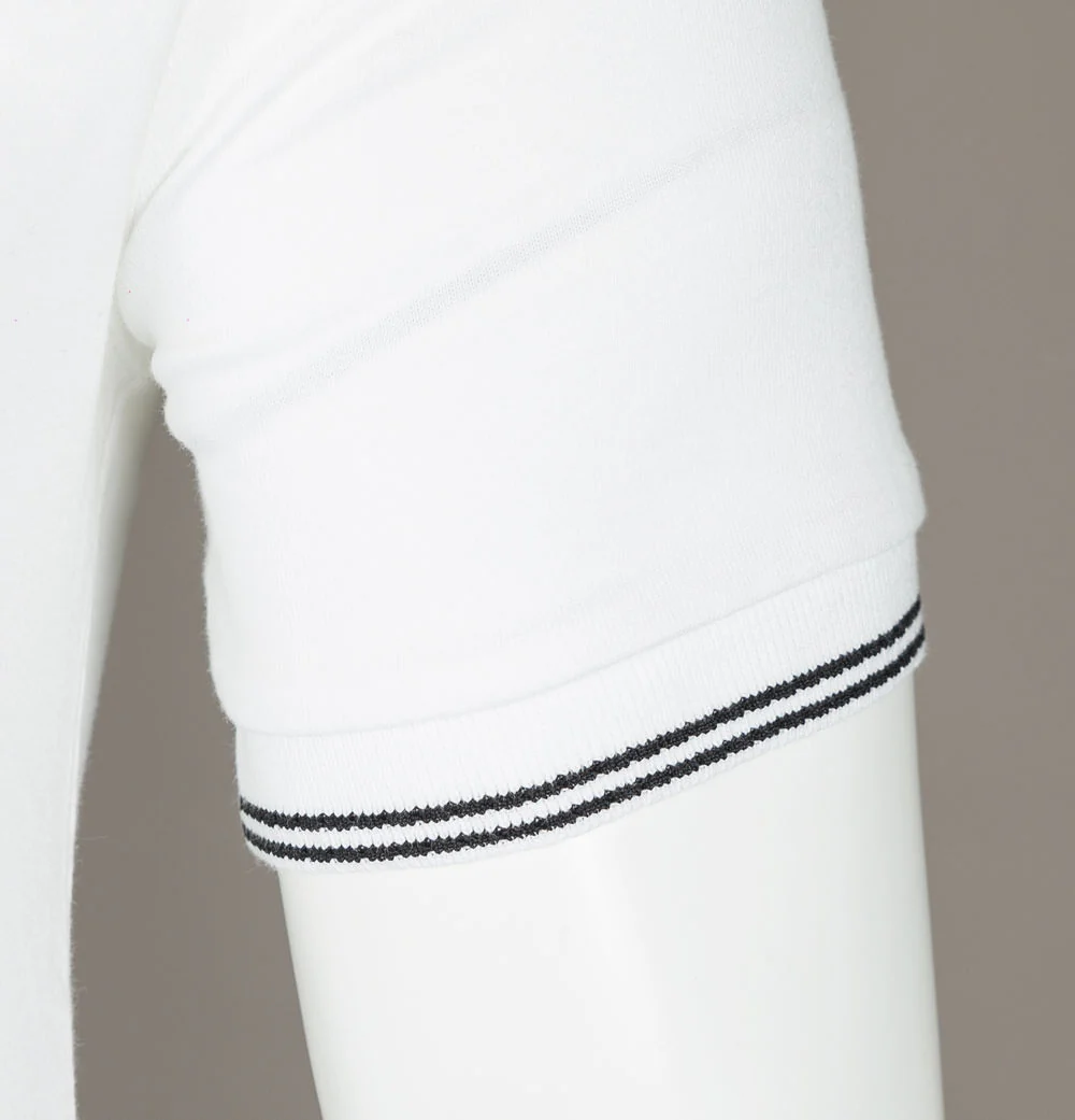 Ma.Strum S/S Jersey Polo Shirt Optic White - Image 5
