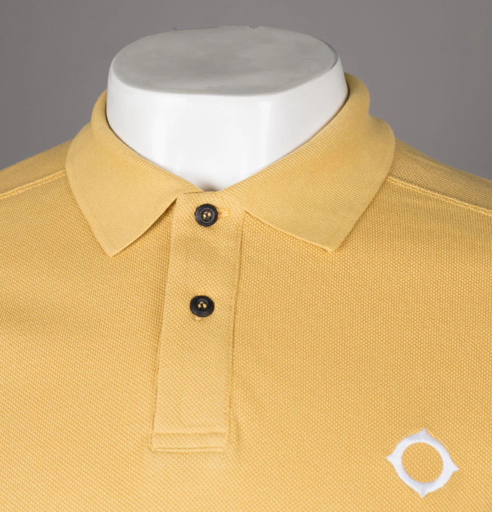 Ma.Strum SS Pique Polo Shirt Desert Sand - Image 3