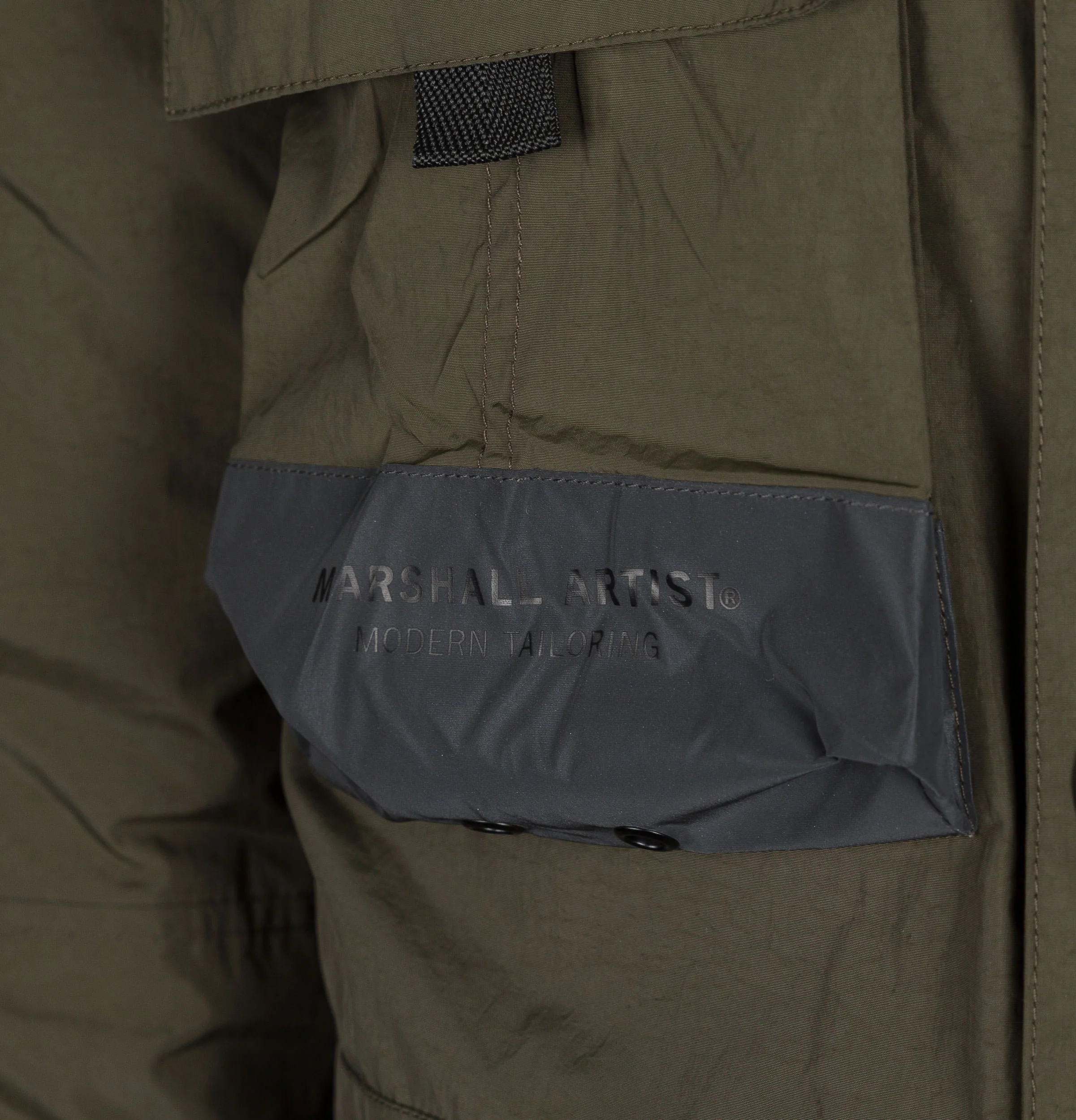 Marshall Artist Compacta Resin Field Jacket Khaki - Image 4