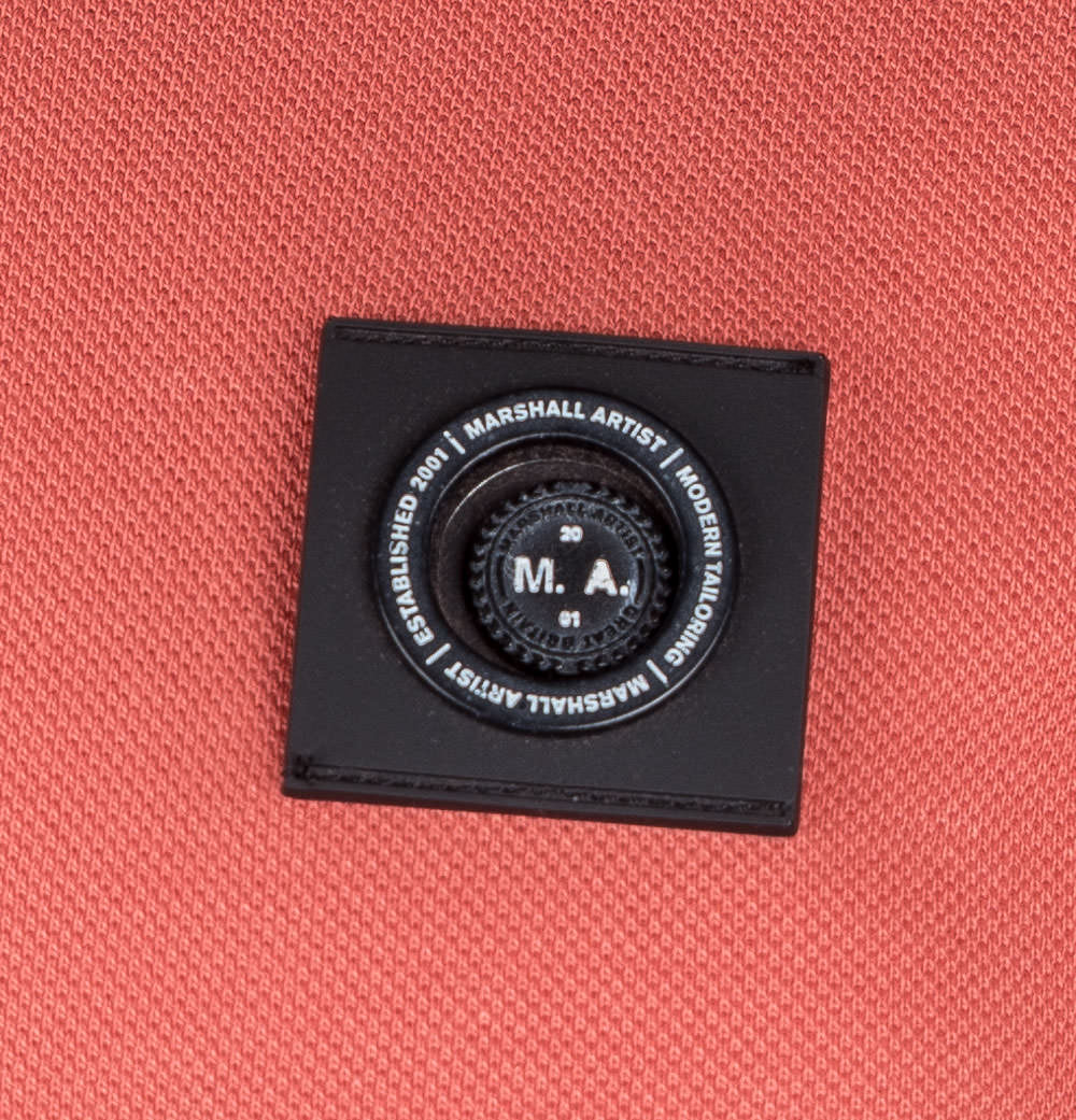 Marshall Artist L/S Siren Polo Shirt Rust - Image 4