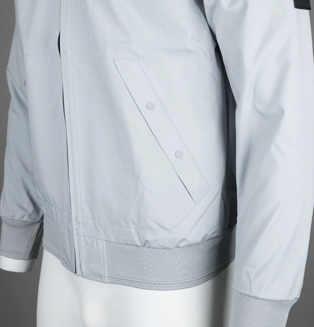 Marshall Artist Meldon Lite Shell Jacket Ghost Grey - Image 4