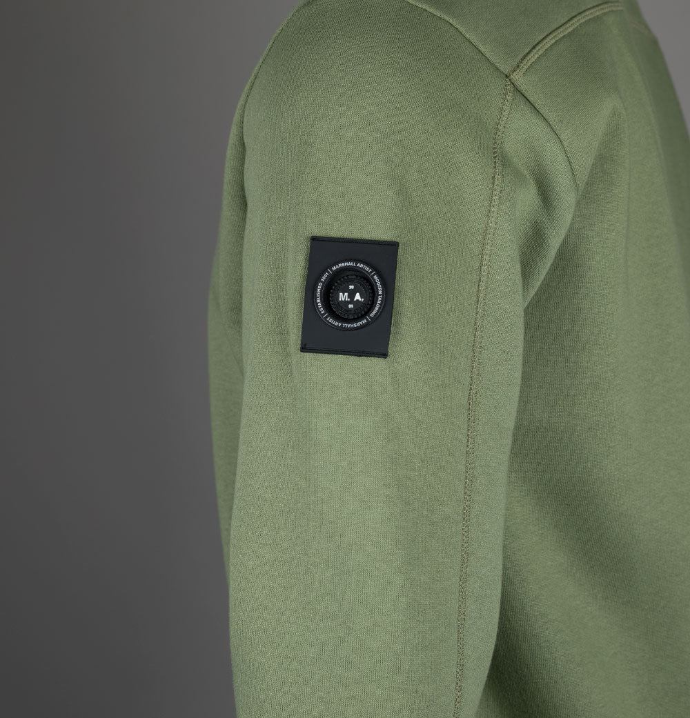 Marshall Artist Siren Box Logo Fleece Back Sweatshirt Clay - Image 4