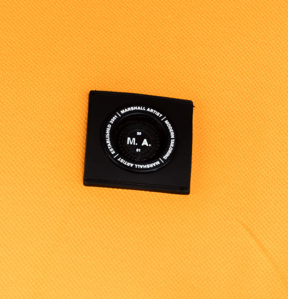 Marshall Artist Siren S/S Polo Shirt Orange - Image 4