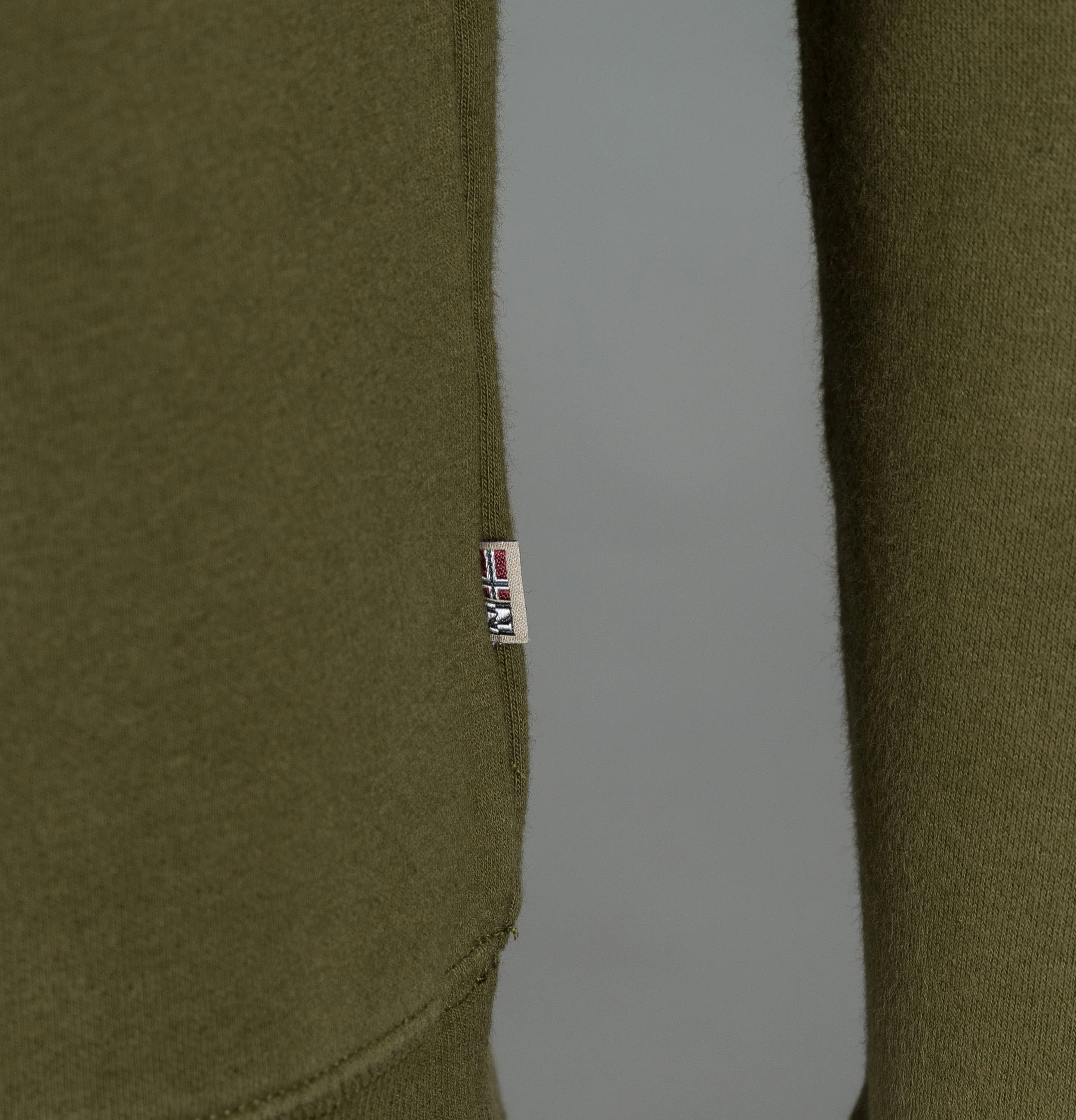 Napapijri Berthow Crew Neck Sweatshirt Green Musk - Image 5