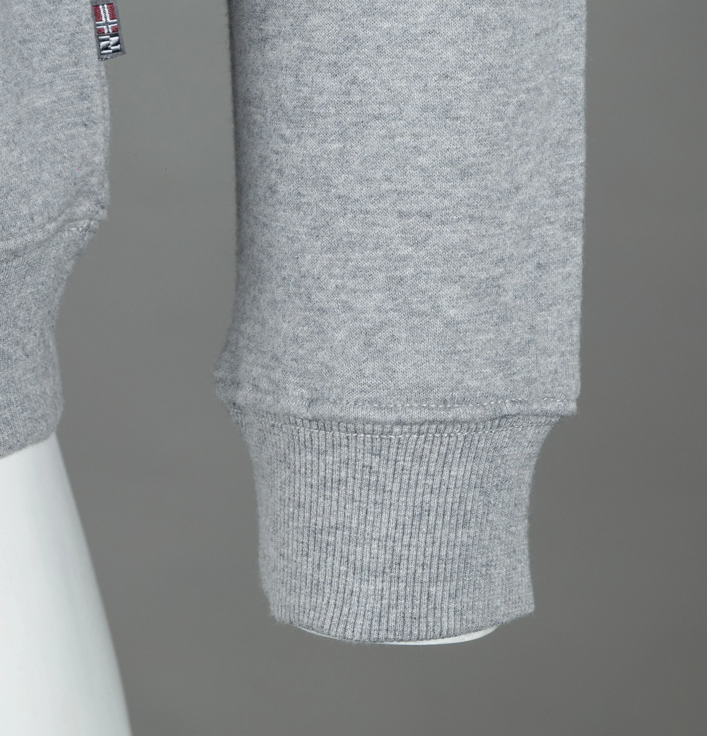 Napapijri Berthow Crew Neck Sweatshirt Medium Grey - Image 6