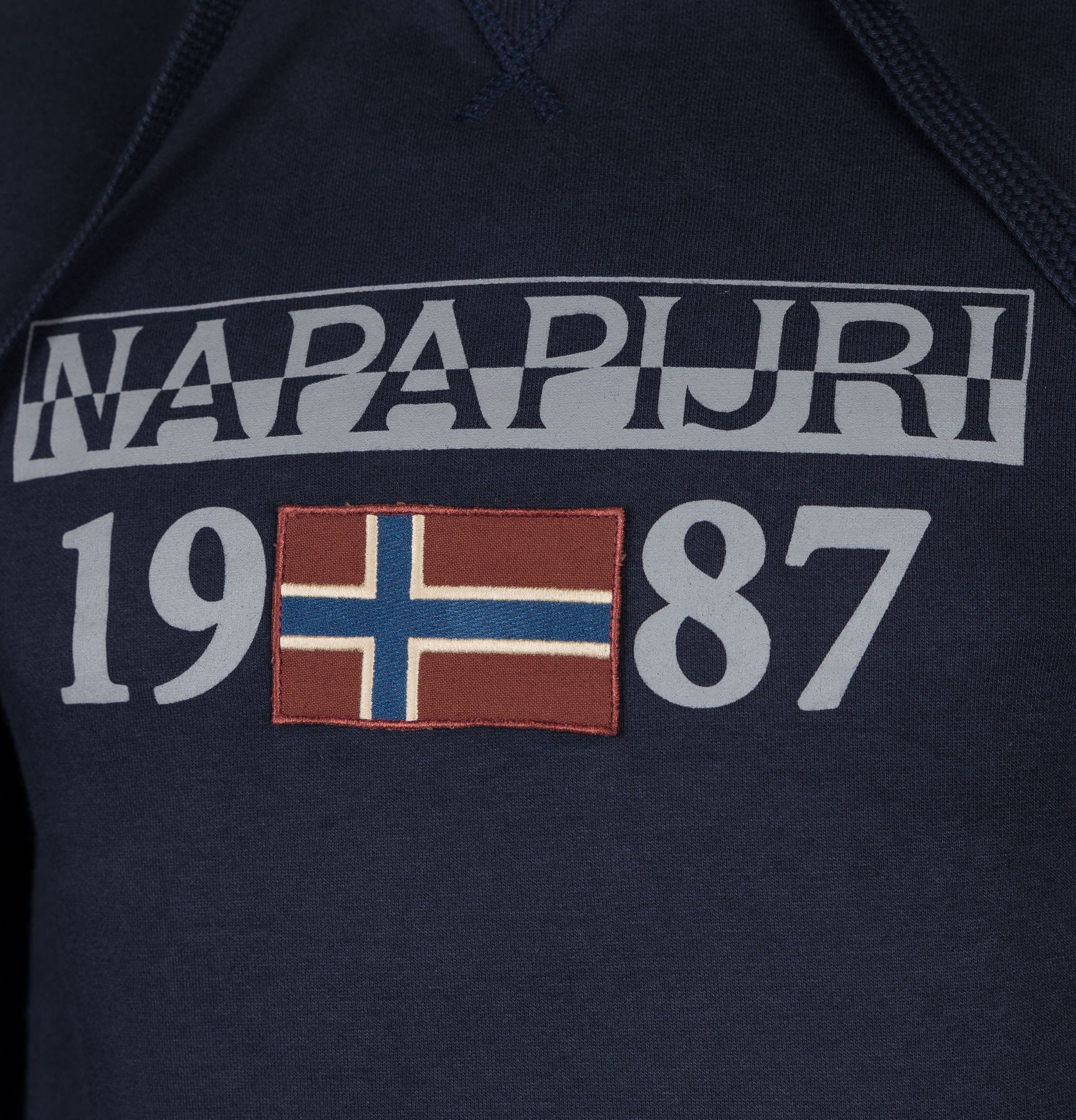 Napapijri Berthow Hoodie Navy - Image 4