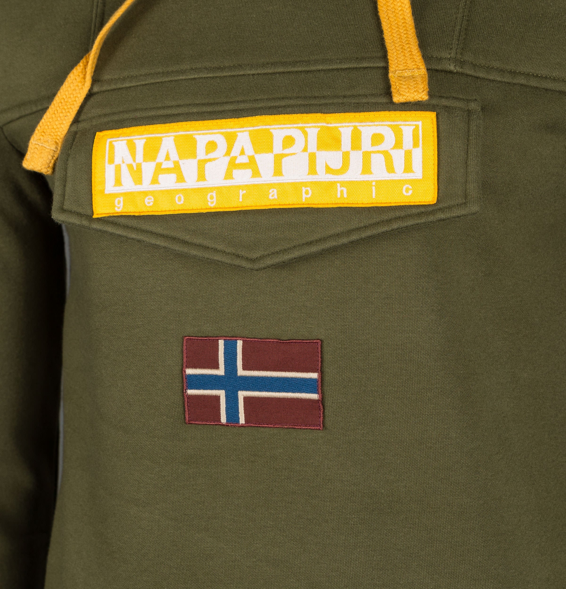 Napapijri Burgee Hoodie Green Musk - Image 3