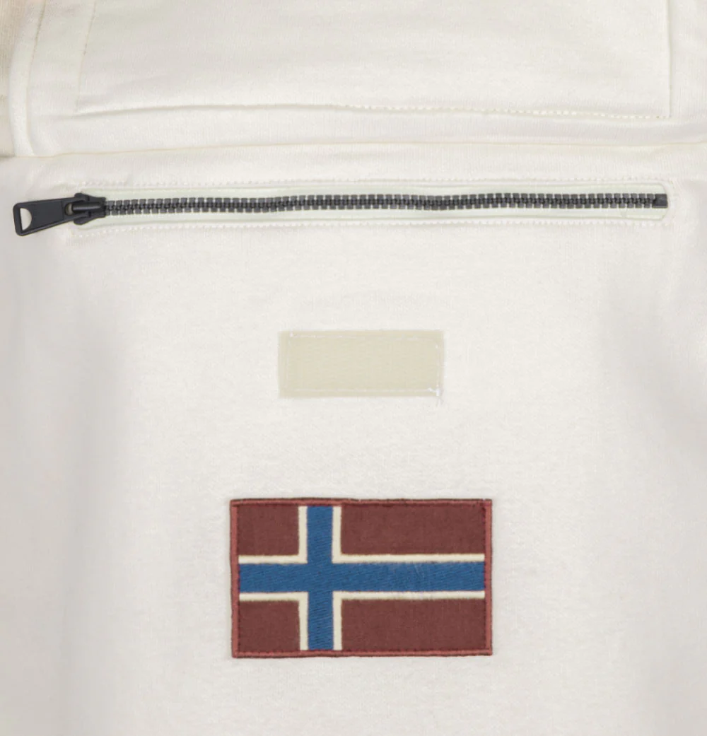 Napapijri Burgee Winter Hoodie Whitecap - Image 6