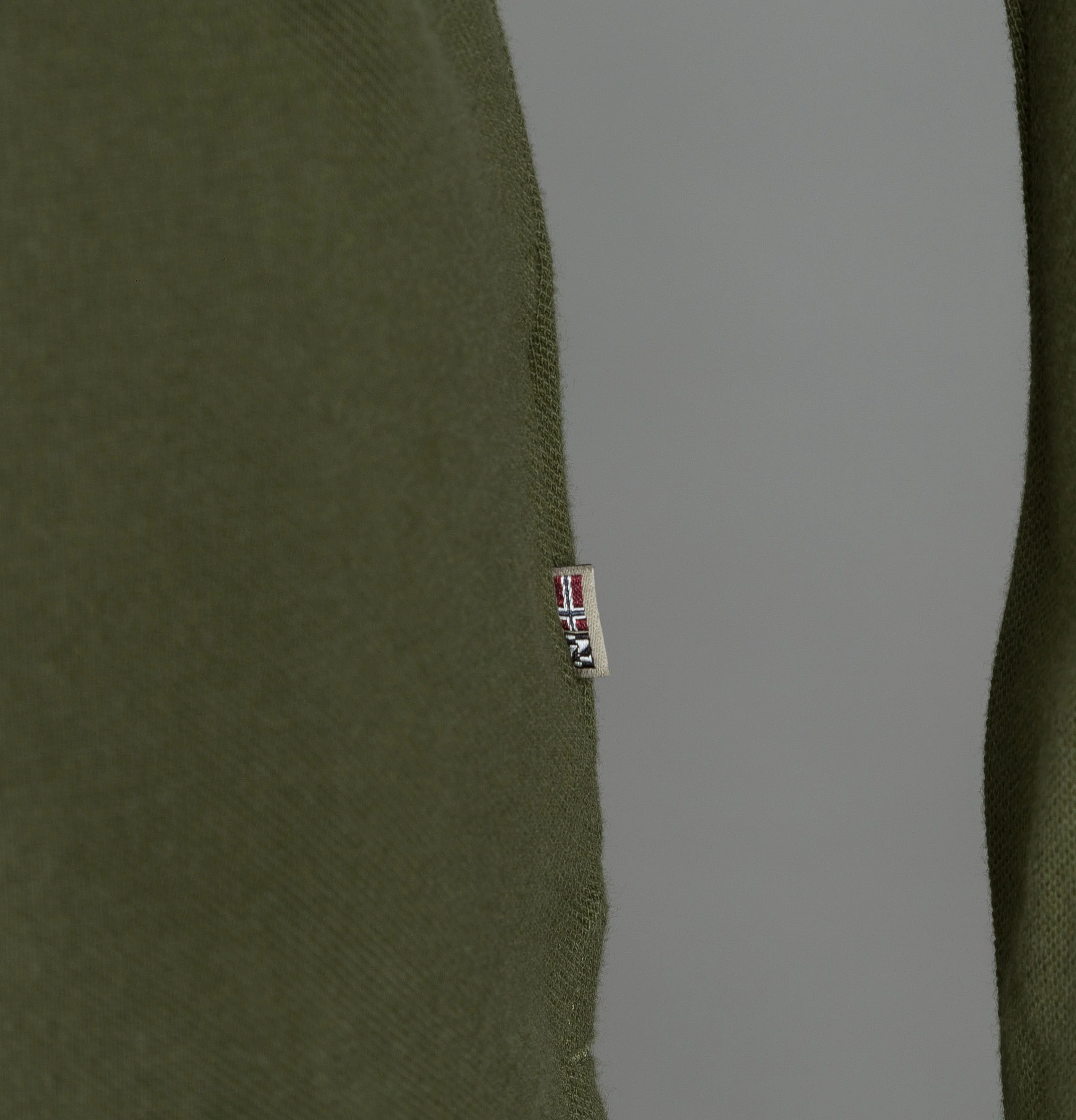 Napapijri Erthow Long Sleeve Polo Shirt Green Musk - Image 5