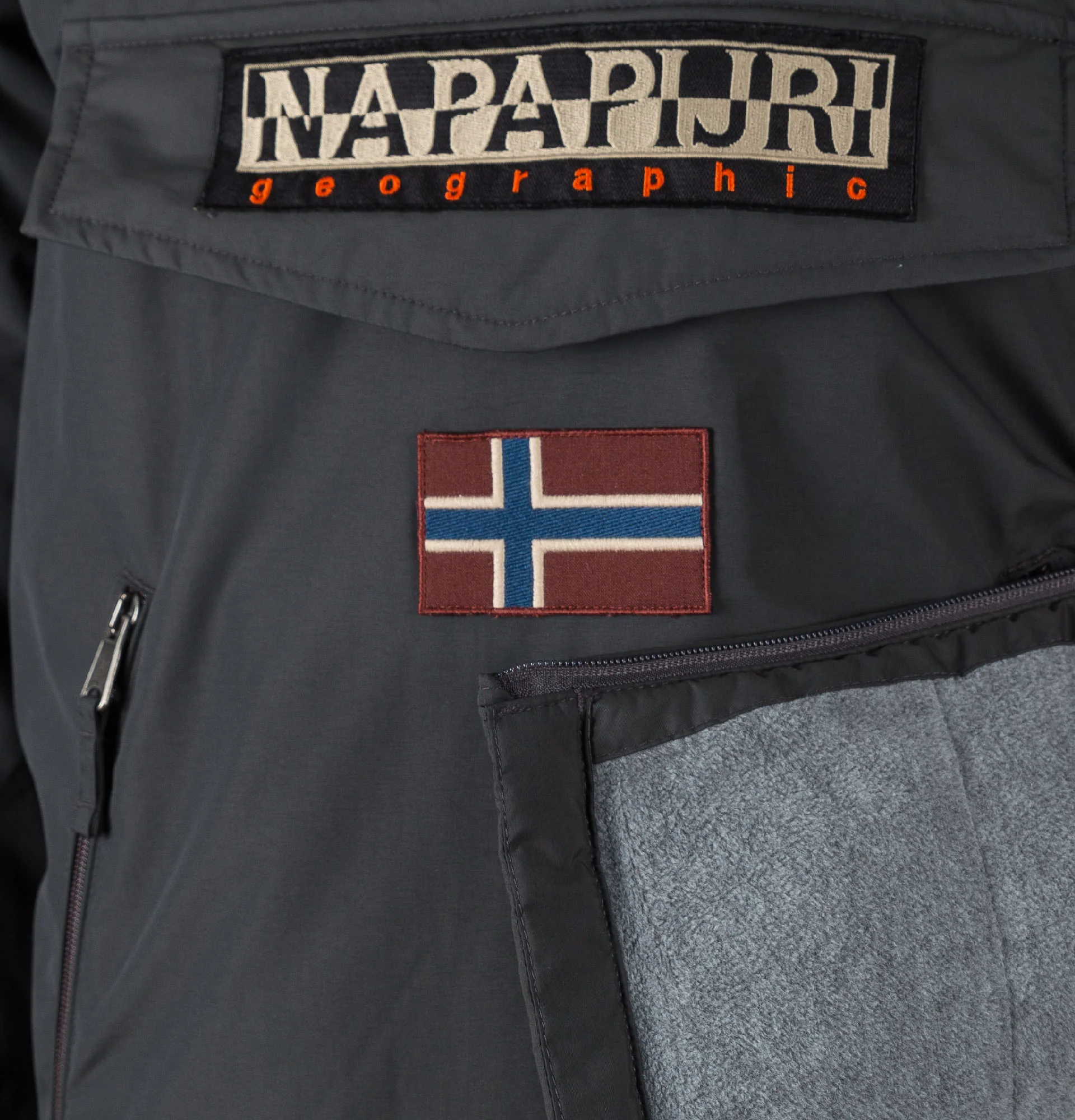 Napapijri Rainforest Winter Pockets Jacket Dark Grey - Image 5