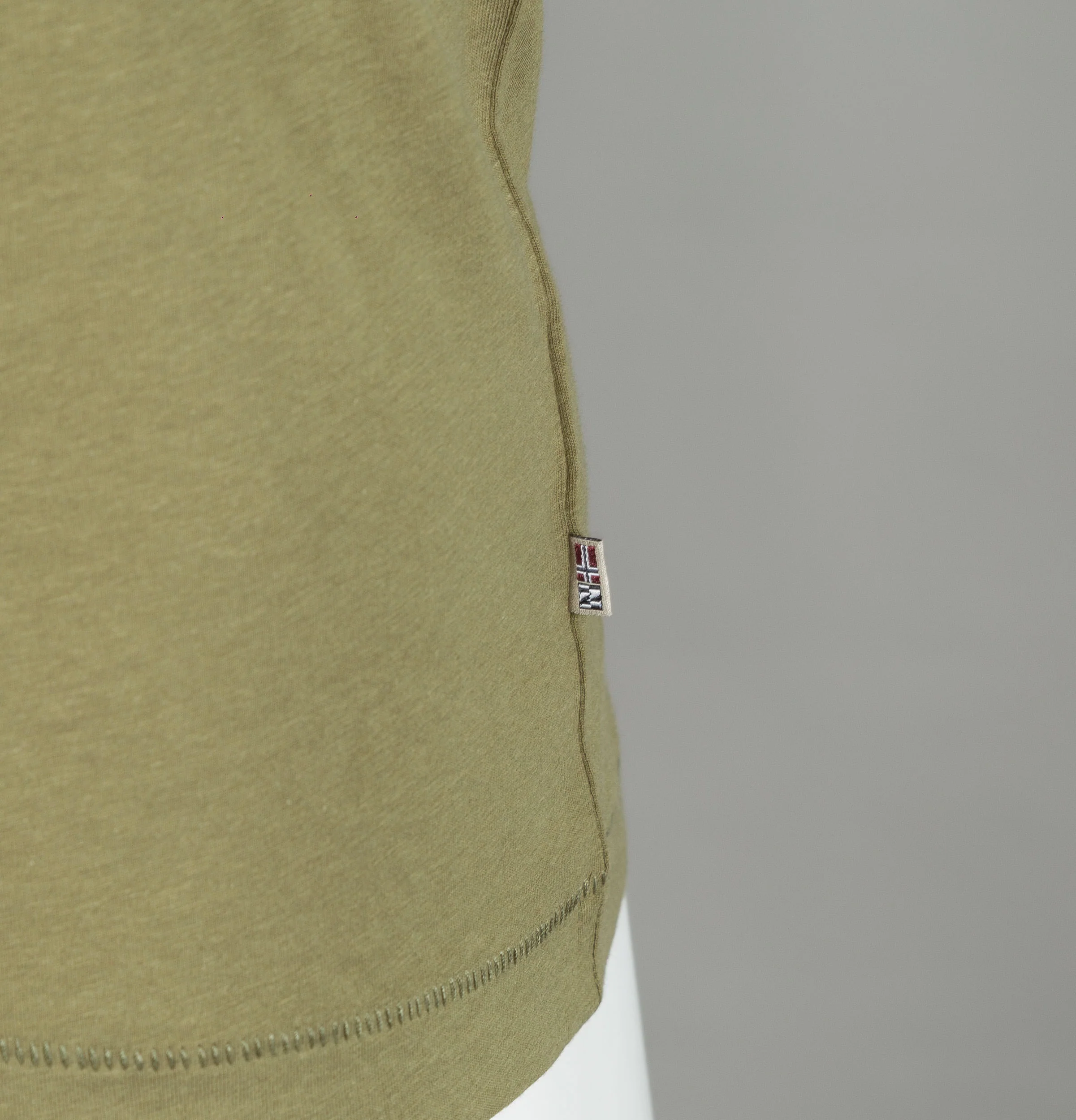 Napapijri Sevora Short Sleeve T-Shirt Olive Green - Image 4