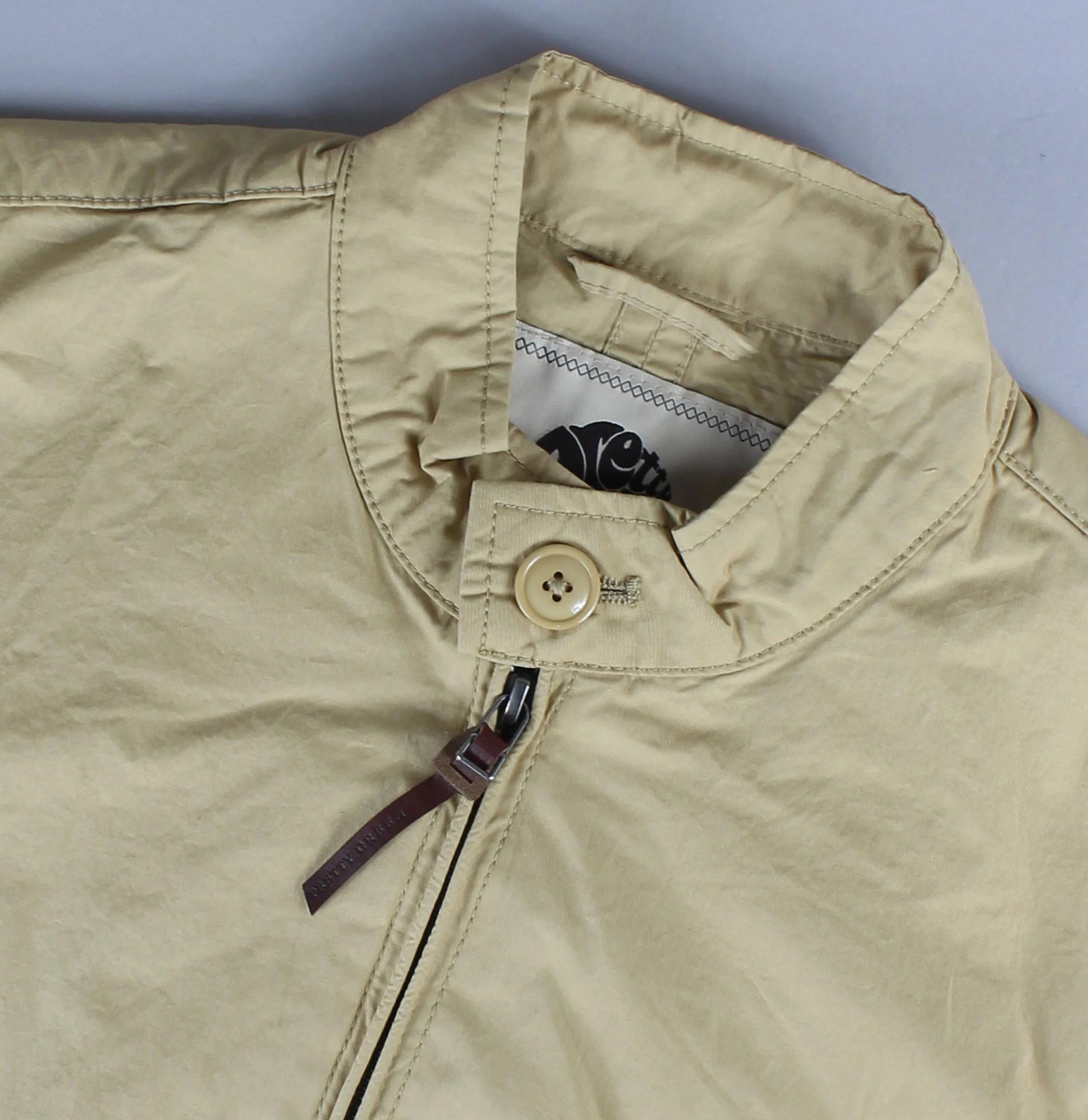 Pretty Green Dalton Harrington Jacket Sand - Image 3