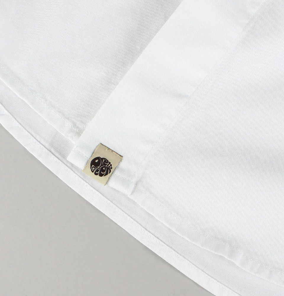 Pretty Green Ellis Collarless Shirt White - Image 6
