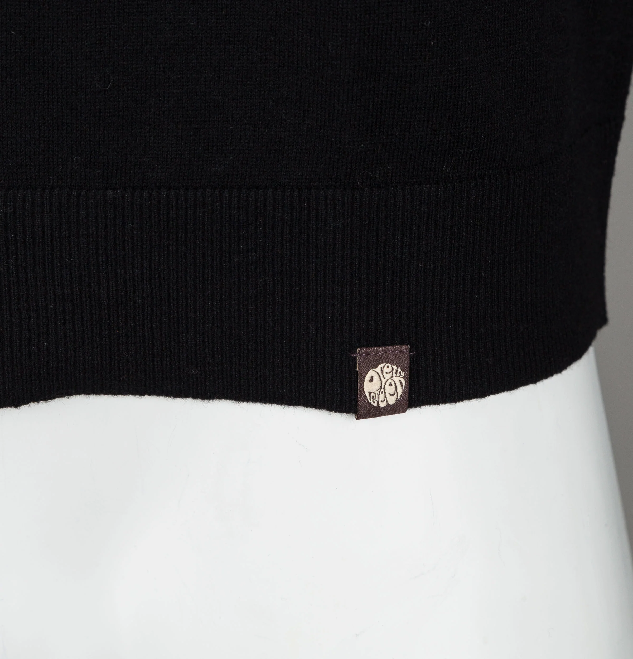 Pretty Green Hinchcliffe Crew Neck Knit Jumper Black - Image 4