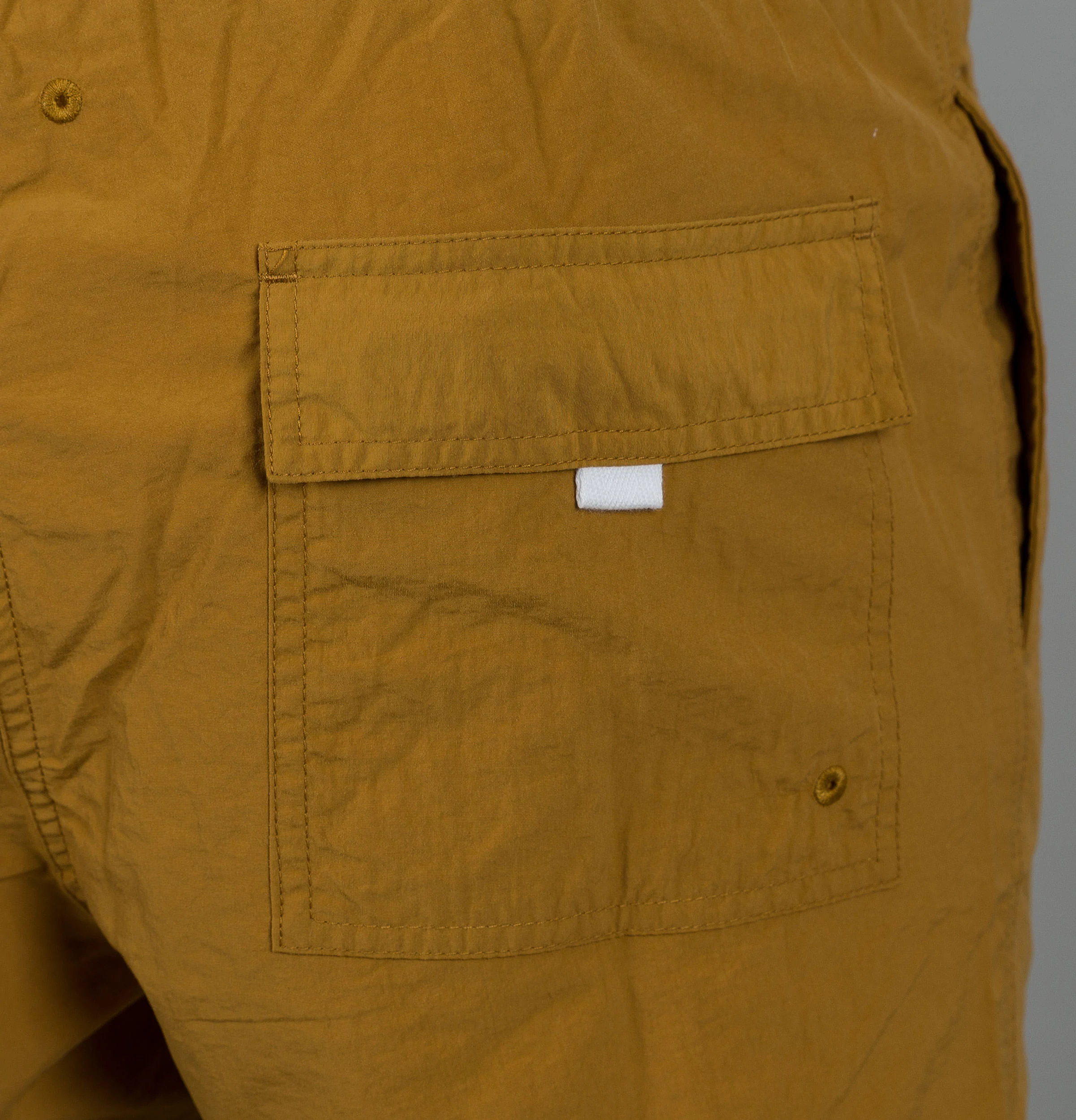 Pretty Green Logo Swim Shorts Yellow - Image 4