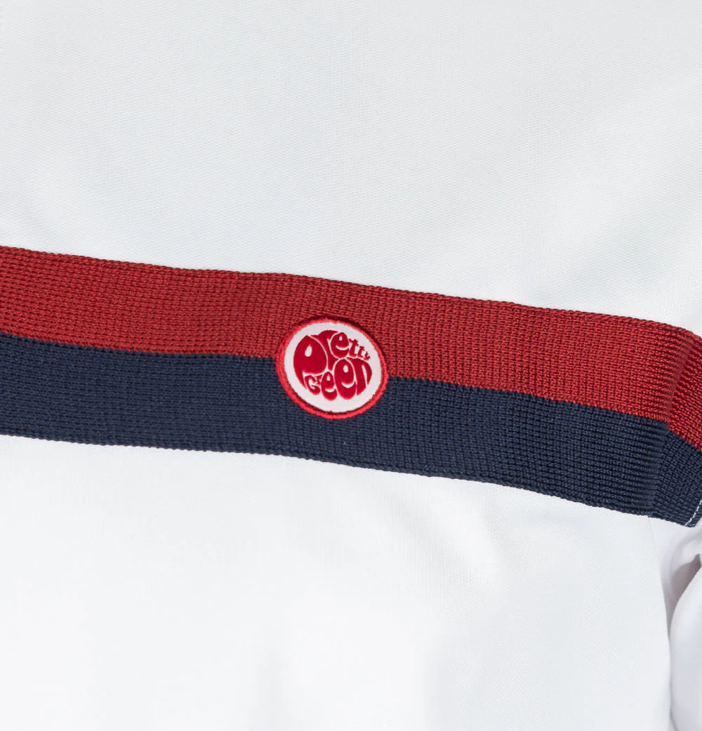 Pretty Green Tilby Track Top White - Image 4