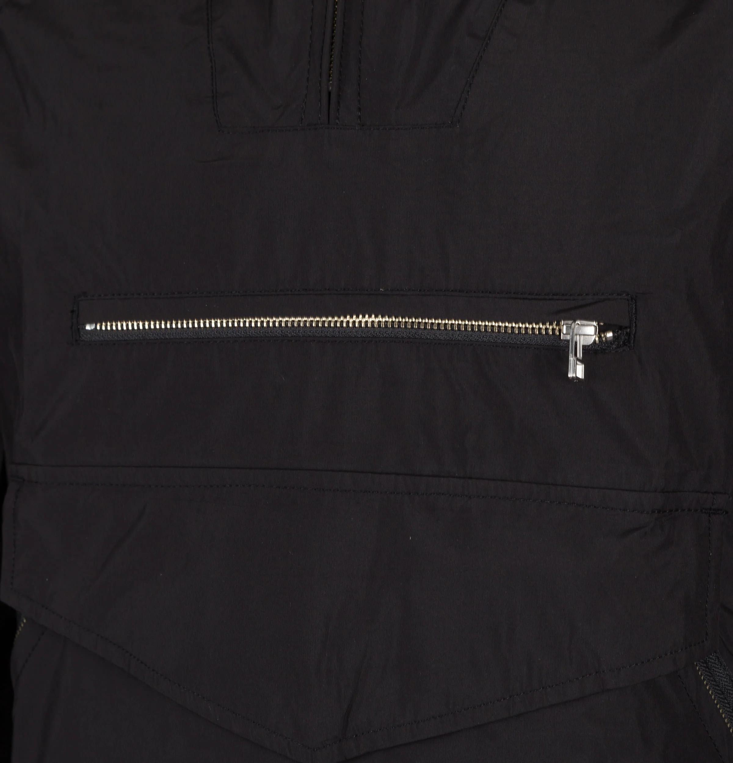 Pretty Green Water Resistant Overhead Hooded Jacket Black - Image 4