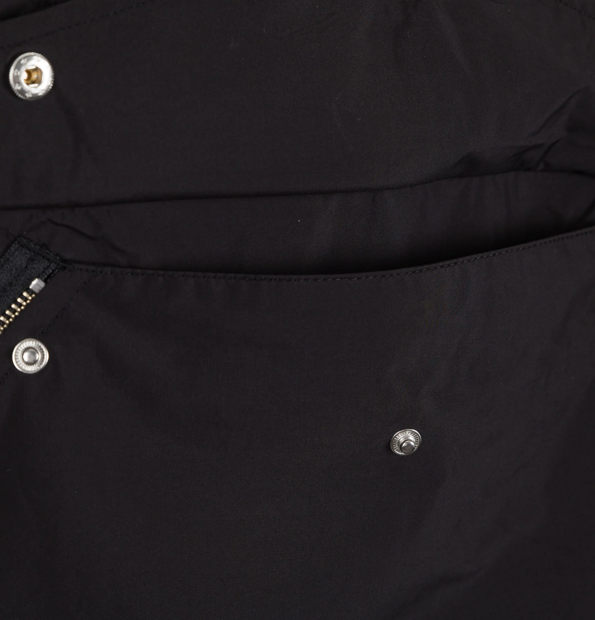 Pretty Green Water Resistant Overhead Hooded Jacket Black - Image 5