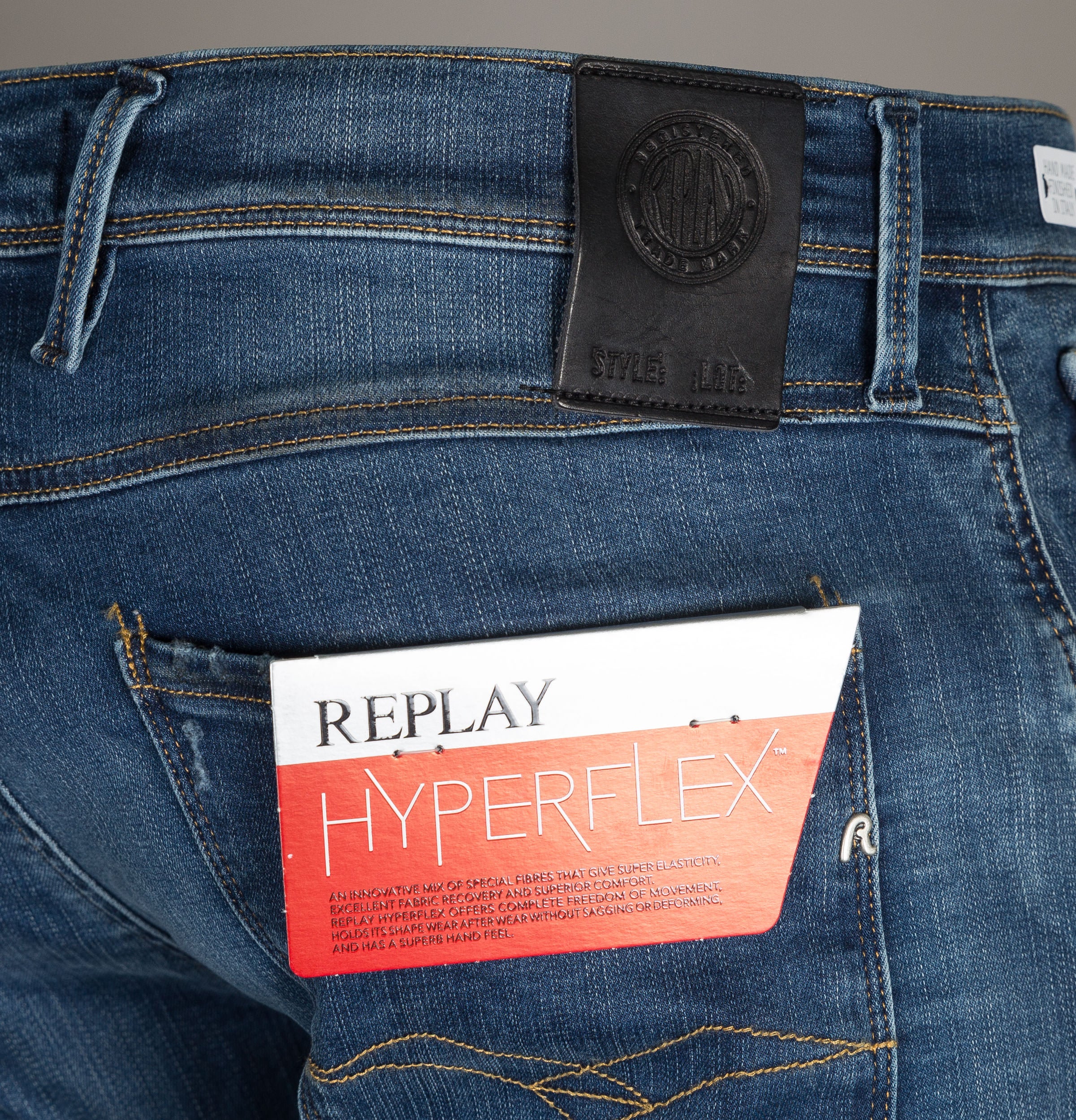 Replay Anbass Hyperflex Jeans - Image 5