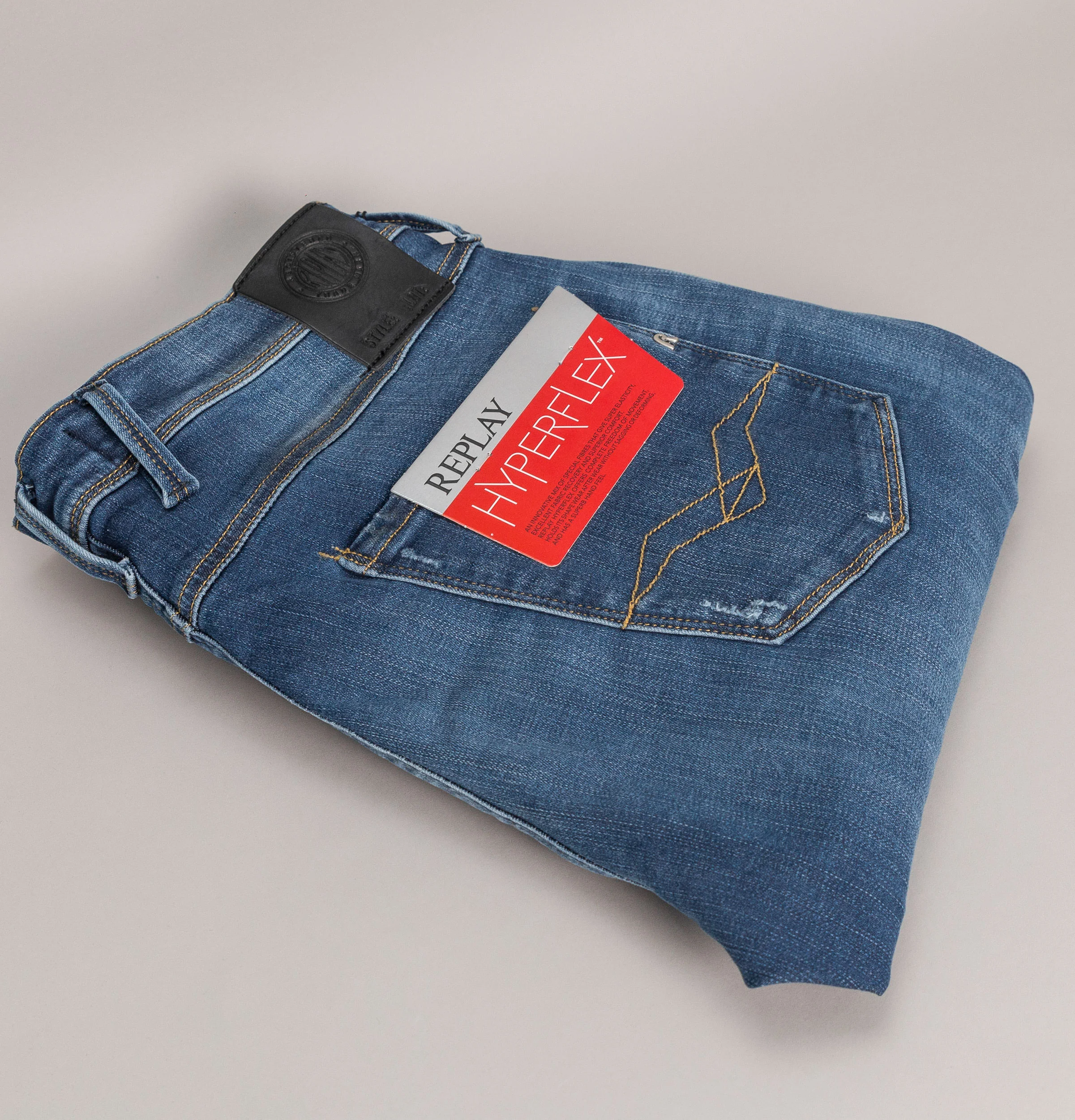 Replay Anbass Hyperflex Jeans - Image 6