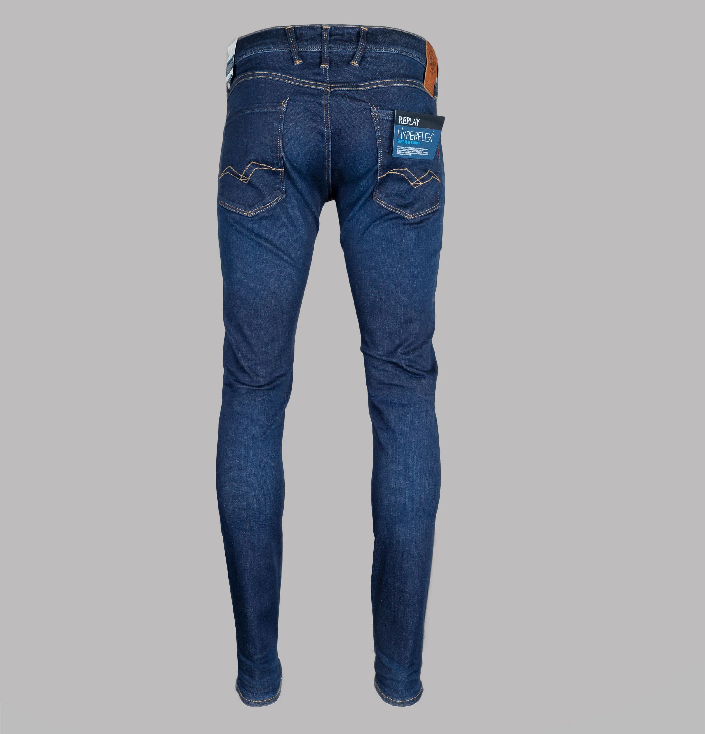 Replay Anbass Slim Fit Hyperflex Jeans - Image 3