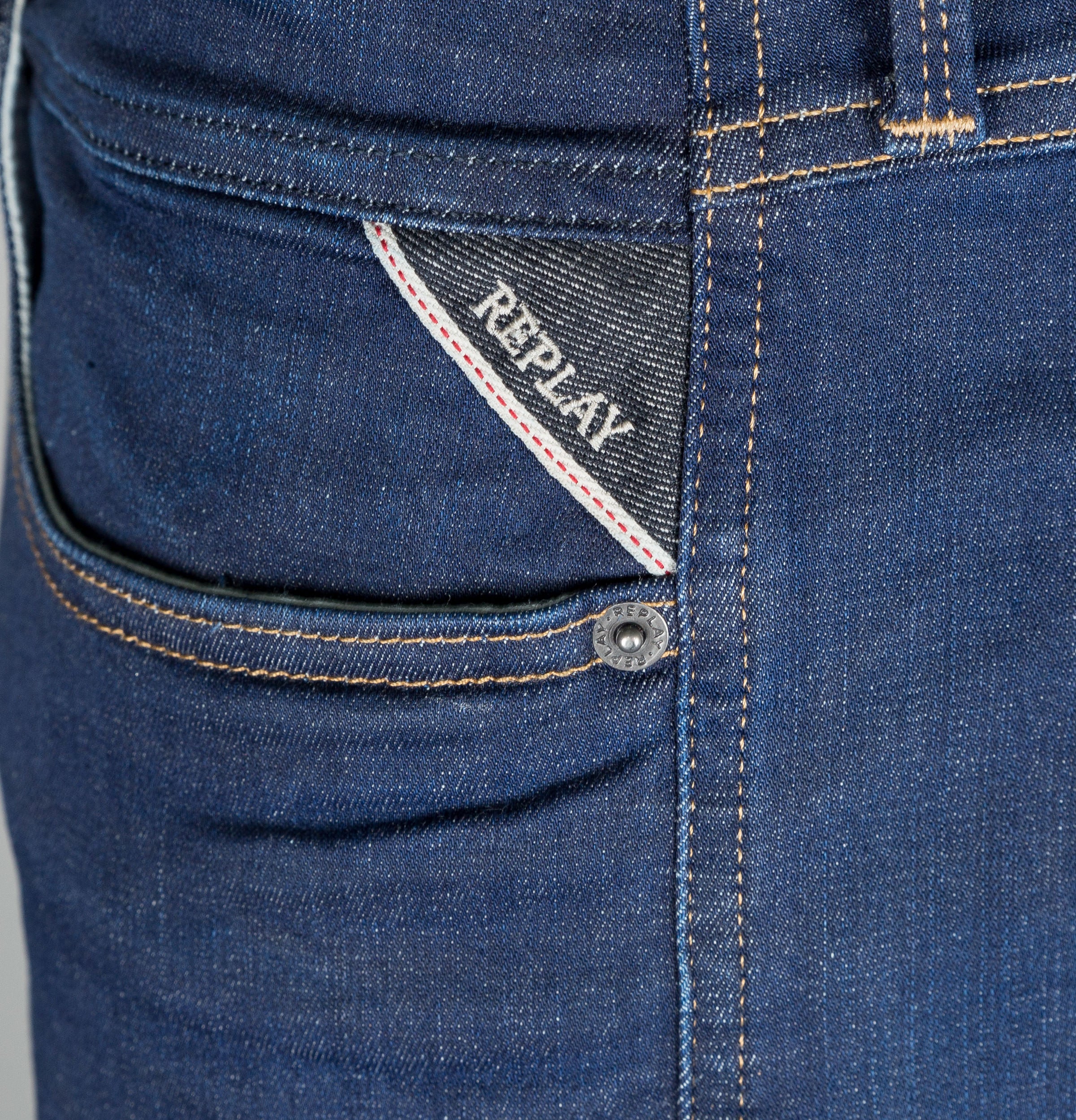 Replay Anbass Slim Fit Hyperflex Jeans - Image 6